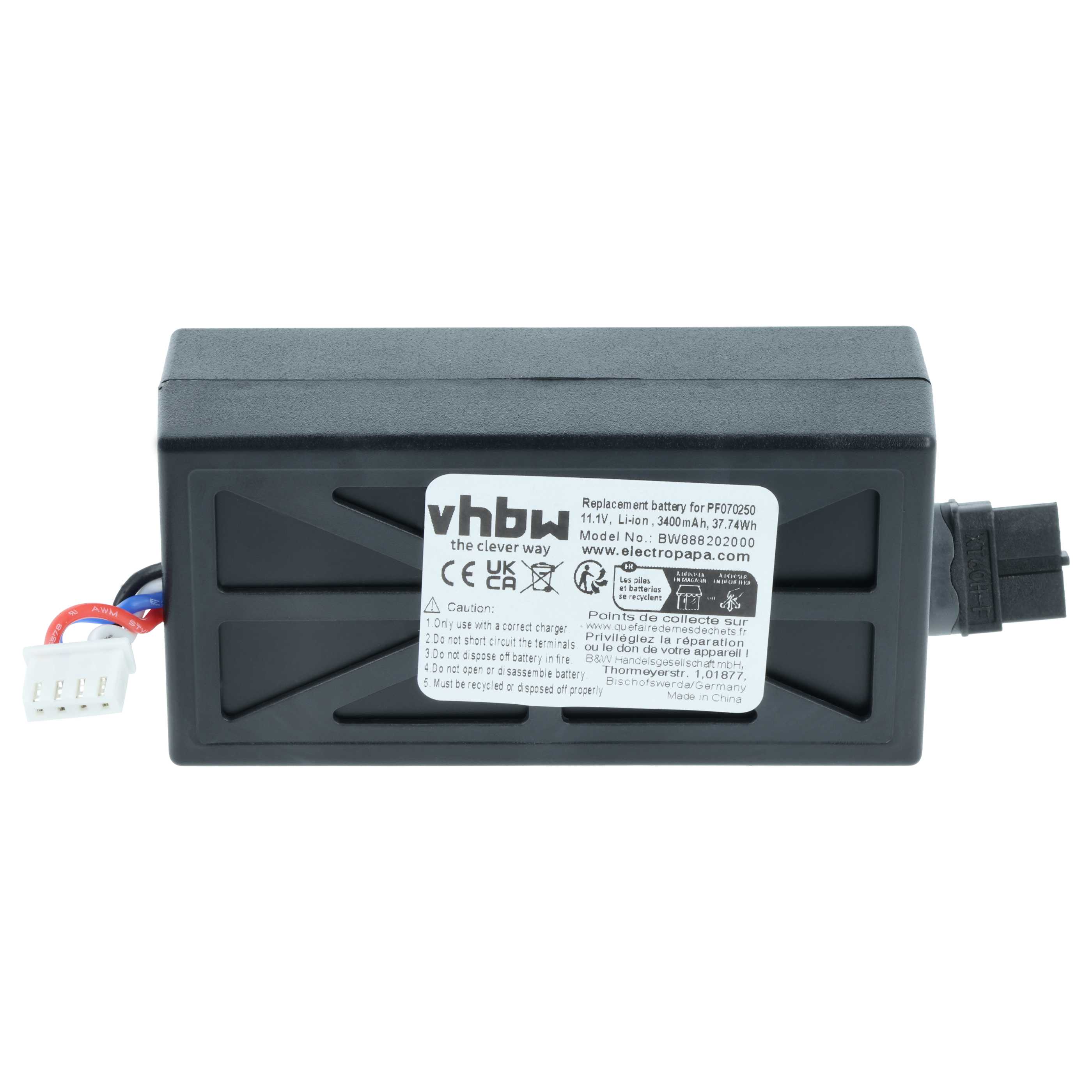 Batterie remplace Parrot PF070250 pour drone Parrot- 3400mAh 11,1V Li-polymère