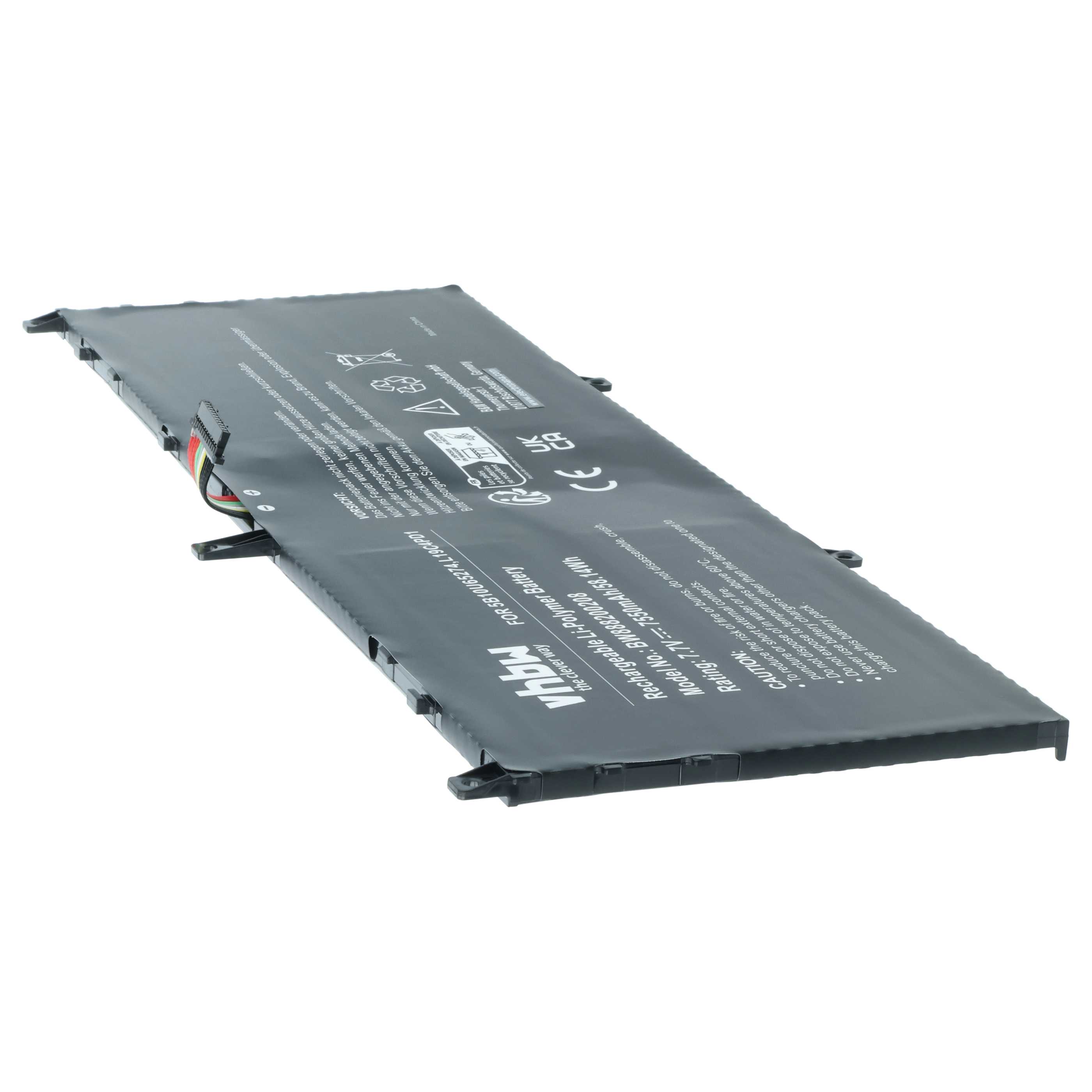 Akumulator do laptopa zamiennik Lenovo 5B10U65274, 5B10U65275, L19C4PD1, L19D4PD1 - 7550 mAh 7,7 V LiPo