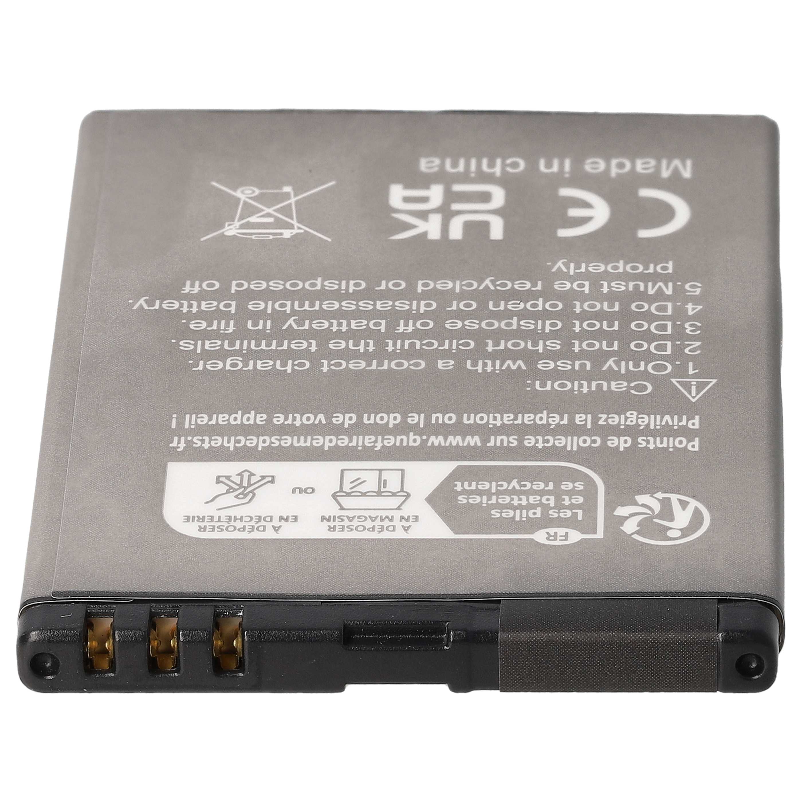 Akku als Ersatz für Binatone HZTBL-4D-01 - 1300mAh 3,7V Li-Ion