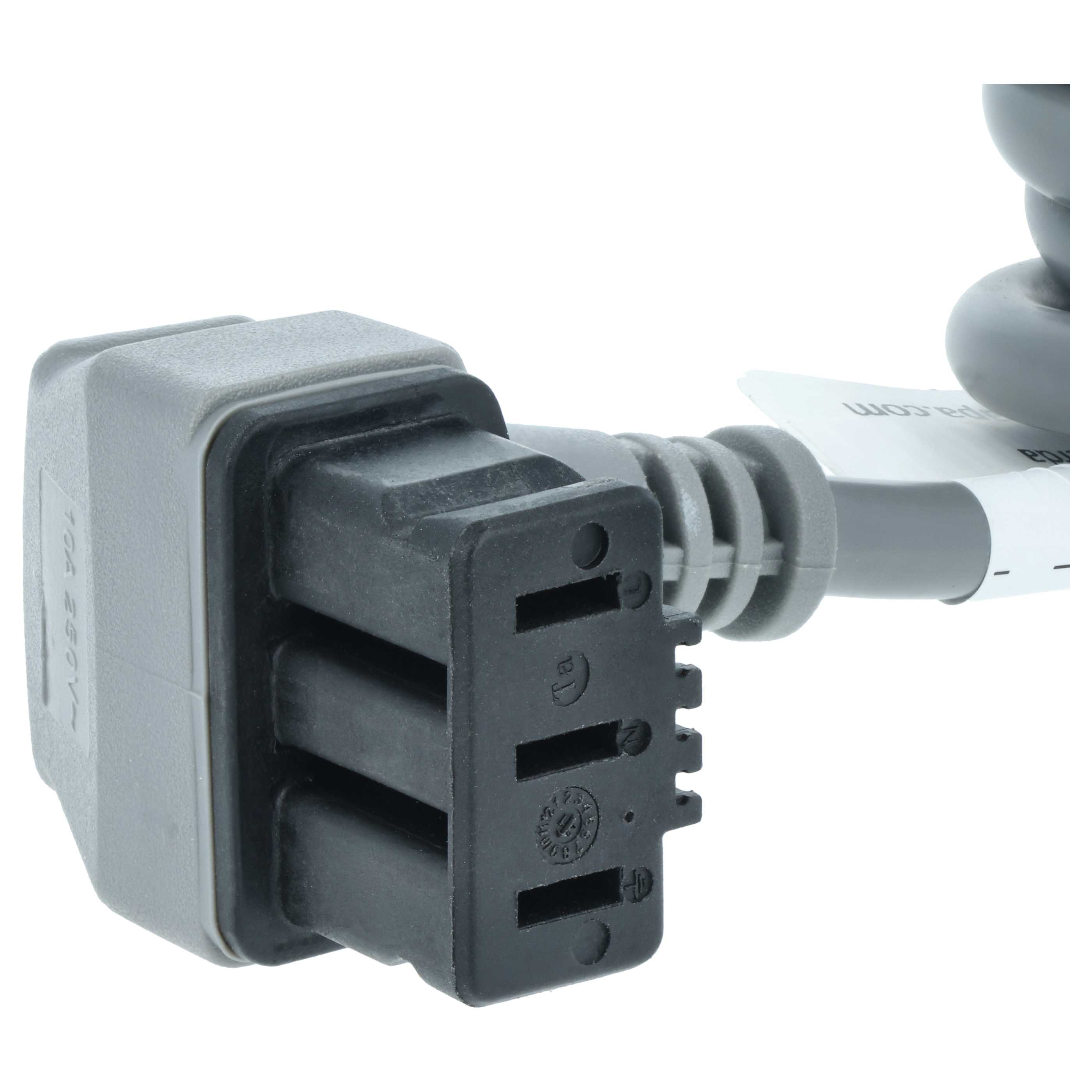 Cable de corriente reemplaza Bosch 656940 compatible con lavavajillas, lavaplatos, etc. Bosch, Siemens