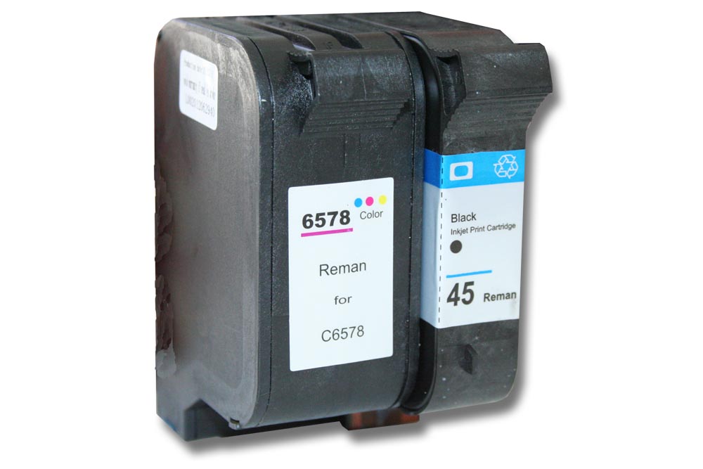 2x Set cartucce di inchiostro per stampante HP Color Copier - B/C/M/Y rigenerata 80 ml