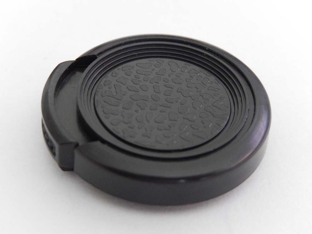 Bouchon d'objectif 27 mm - Prise latérale, plastique, noir