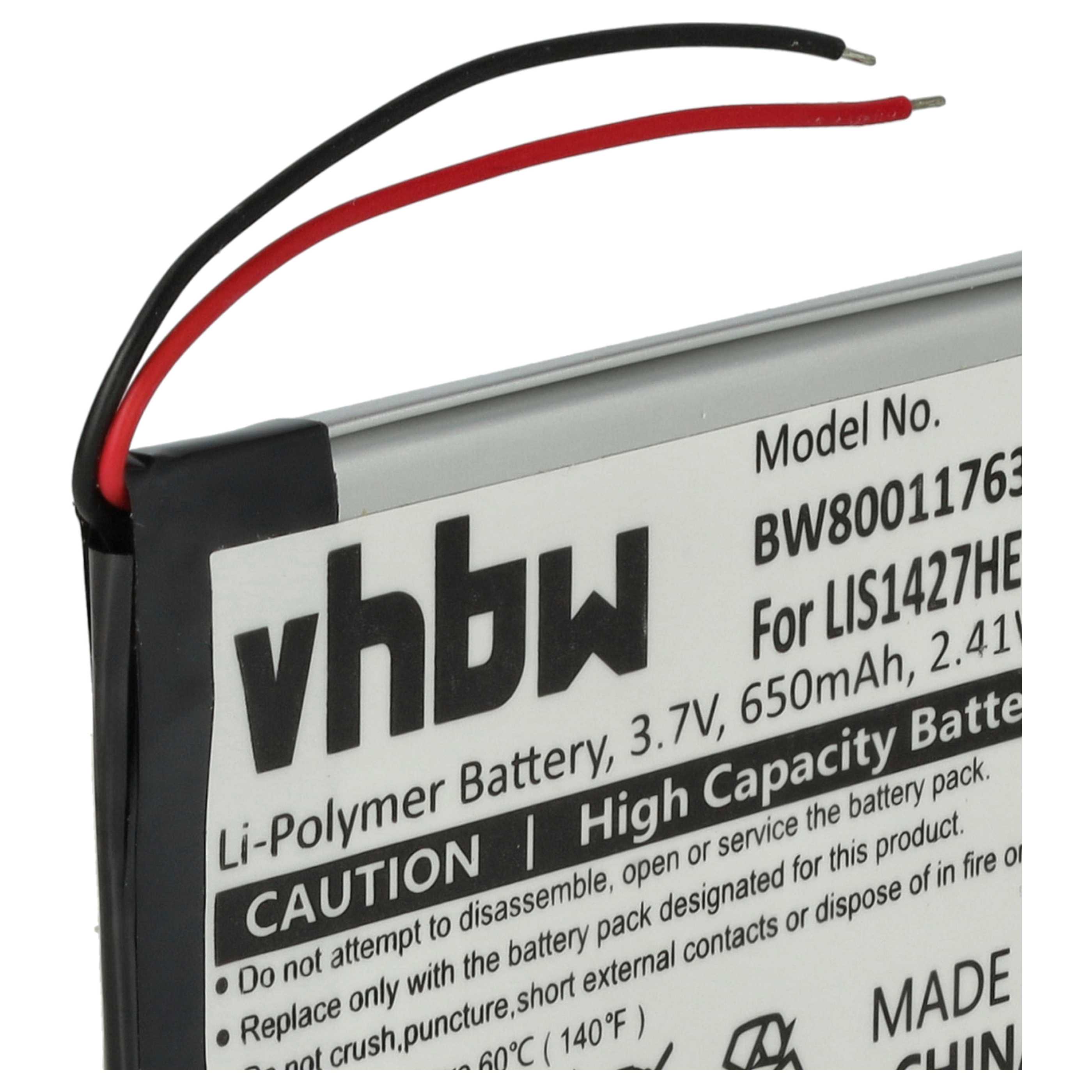 5x Akumulator do słuchawek bezprzewodowych zamiennik Plantronics PR-423350 - 650 mAh 3,7 V LiPo
