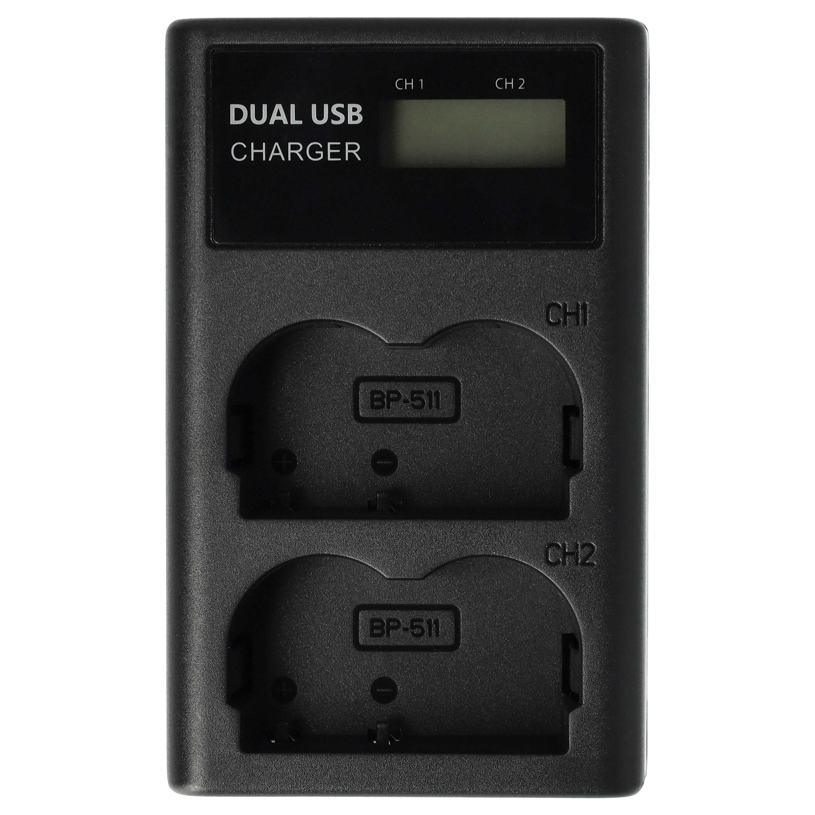 Battery Charger suitable for Canon BP-508 Camera etc. - 0.5 A, 8.4 V