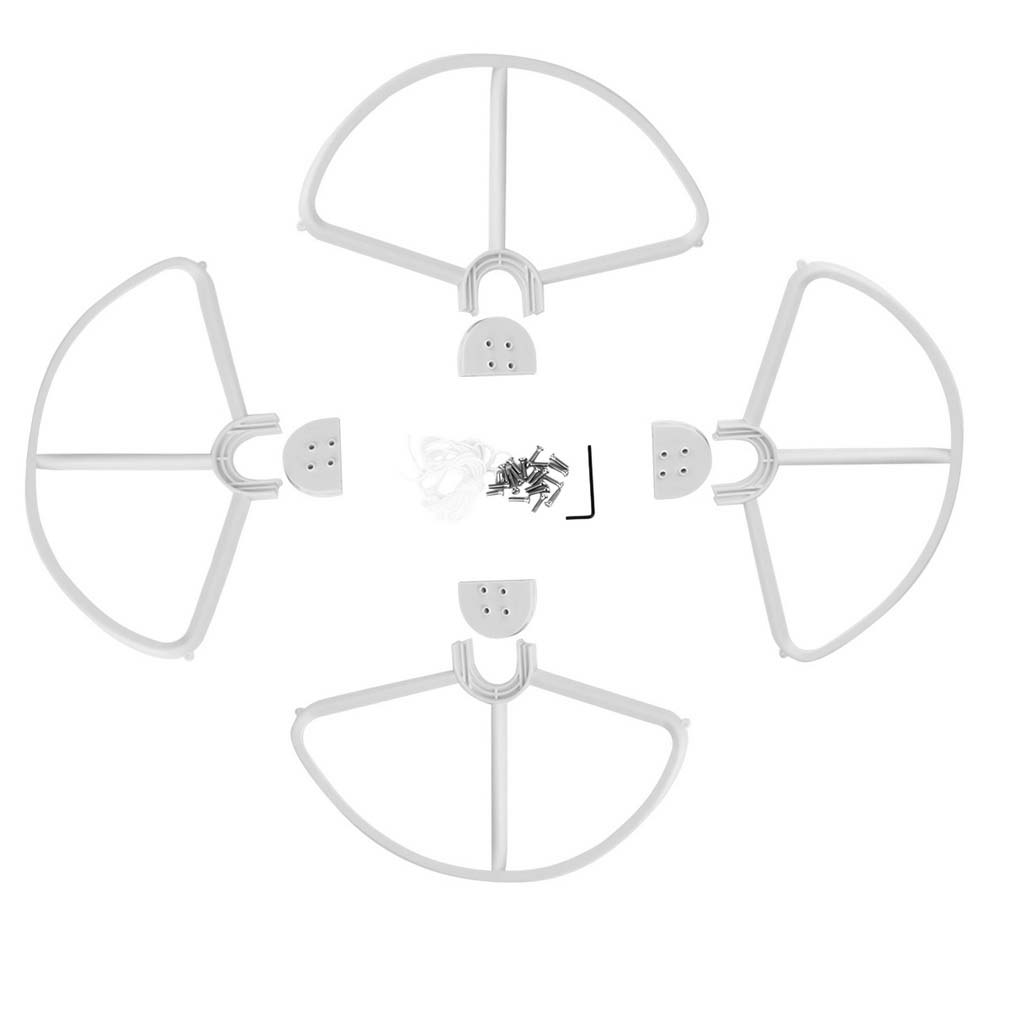 4x Propellerschutz für DJI Phantom Drohne u.a. - Rotor-Schutz, weiß