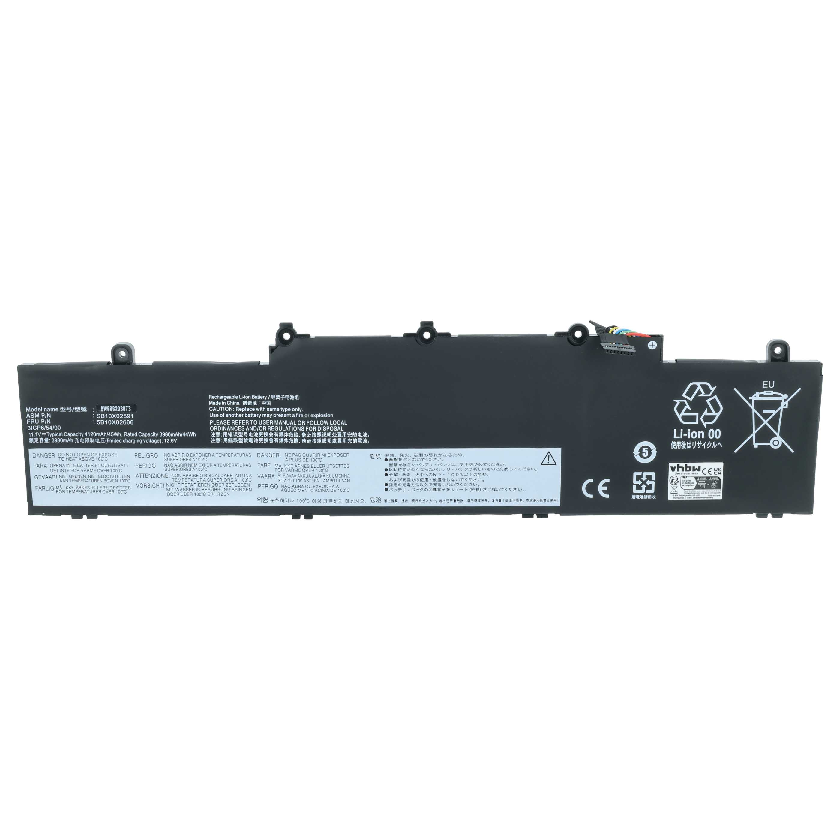 Akumulator do laptopa zamiennik Lenovo 5B10X02600, 5B10X02606, L19C3PD5, 5B10X02603 - 3950 mAh 11,34 V LiPo