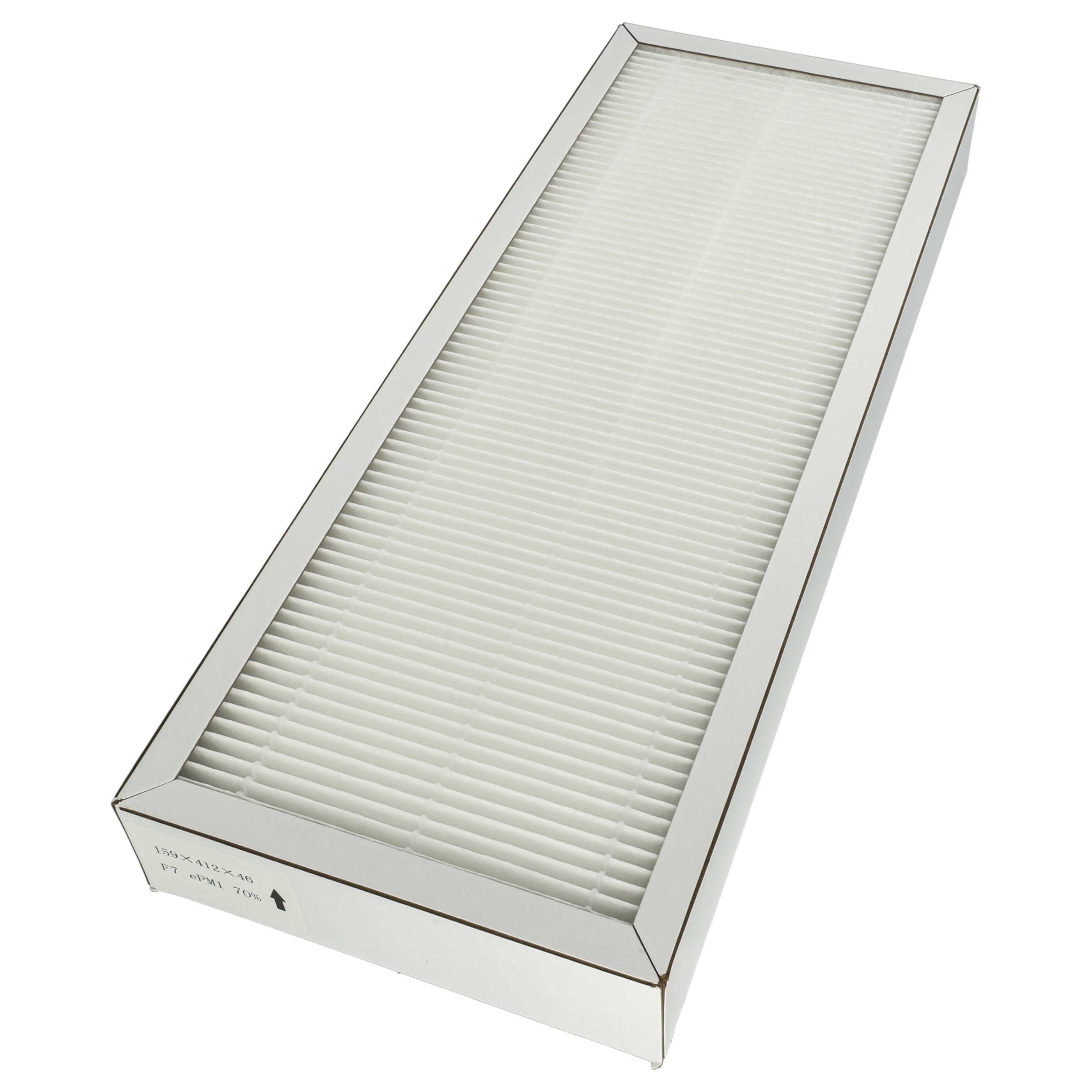 2x Filter als Ersatz für Pluggit ADFG4F7-310 für Pluggit Lüfter - Filterklasse F7, weiß