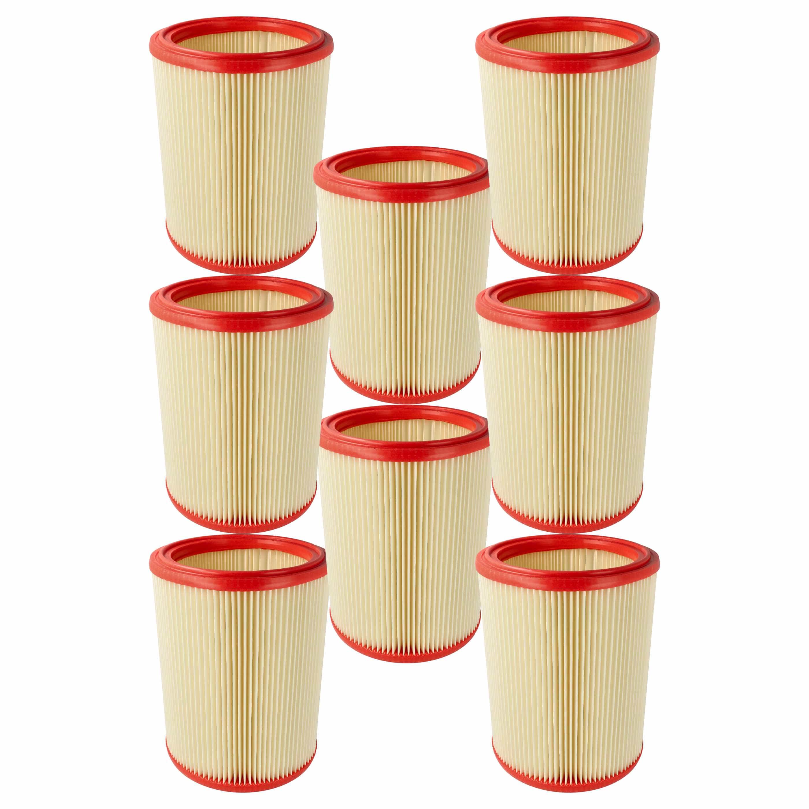 8x pleated filter replaces Festool 486241 for Bosch Vacuum Cleaner