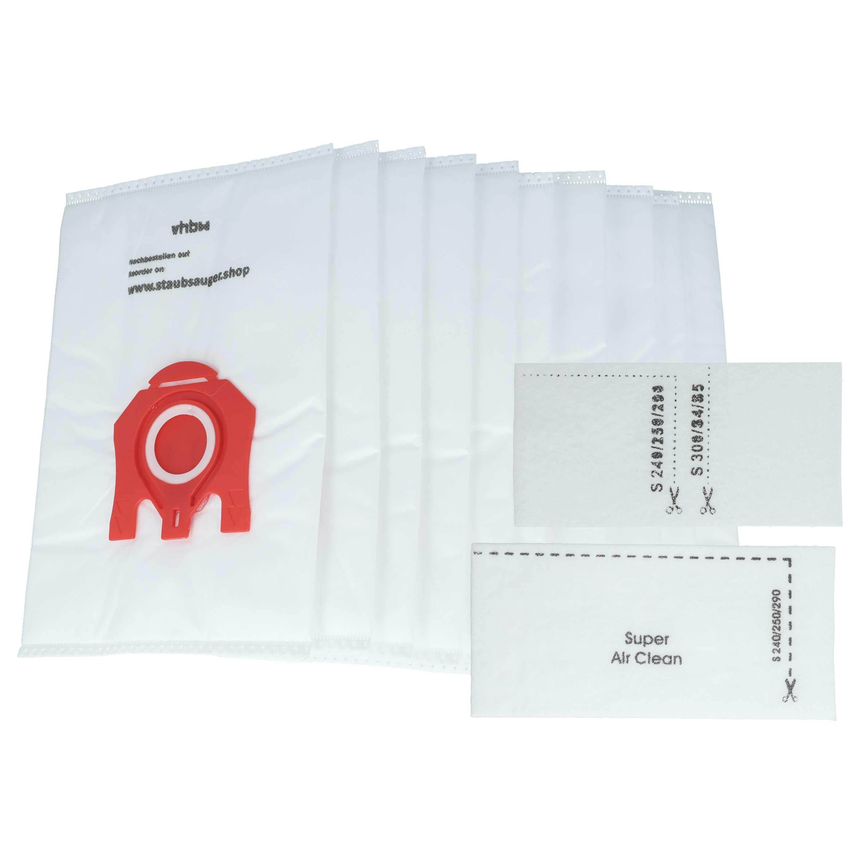 10x Sac remplace Miele type F/J/M, M 50 pour aspirateur Miele - microfibre non tissée