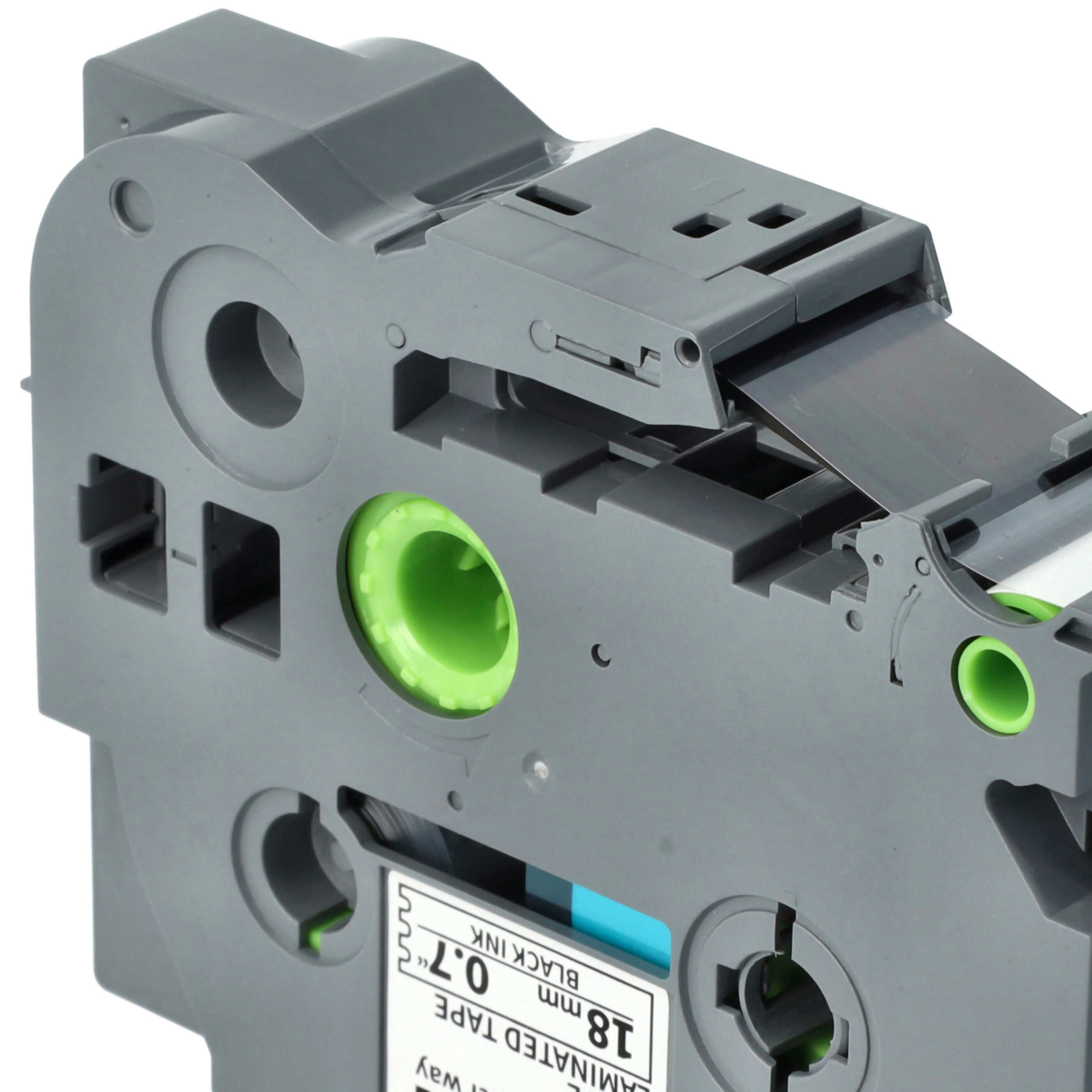 50x Label Tape replaces Brother TZE-241, TZ-241 - 18 mm Black to White