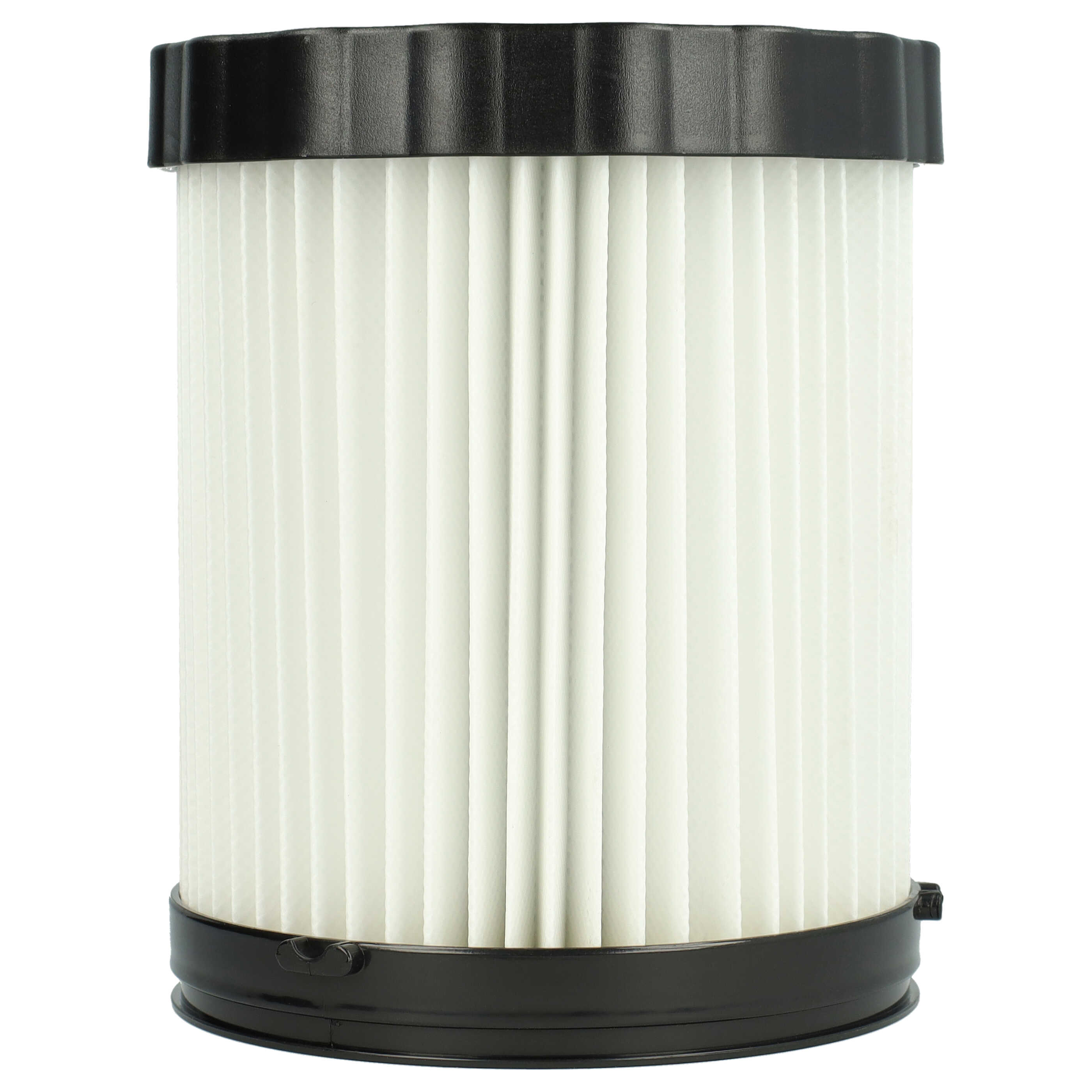 2x cartridge filter replaces Bosch 1 600 A01 1RT, 3165140917940, 2 608 000 663 for BoschVacuum Cleaner, white