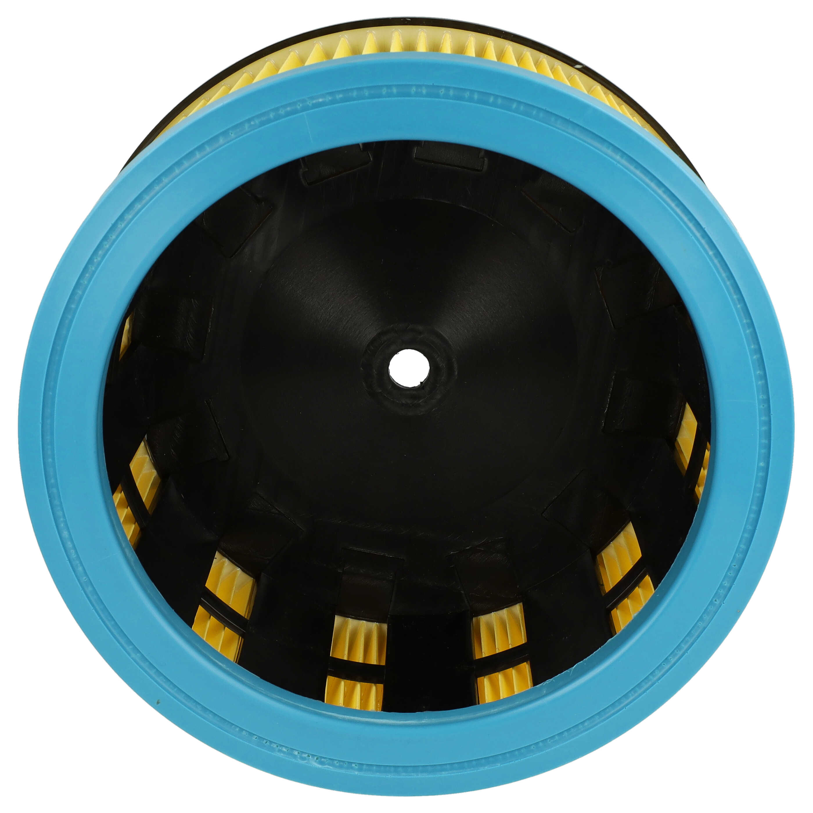 2x Filtercartridge filter replaces Metabo 631753000 for Hitachi Vacuum Cleaner, black / blue / yellow