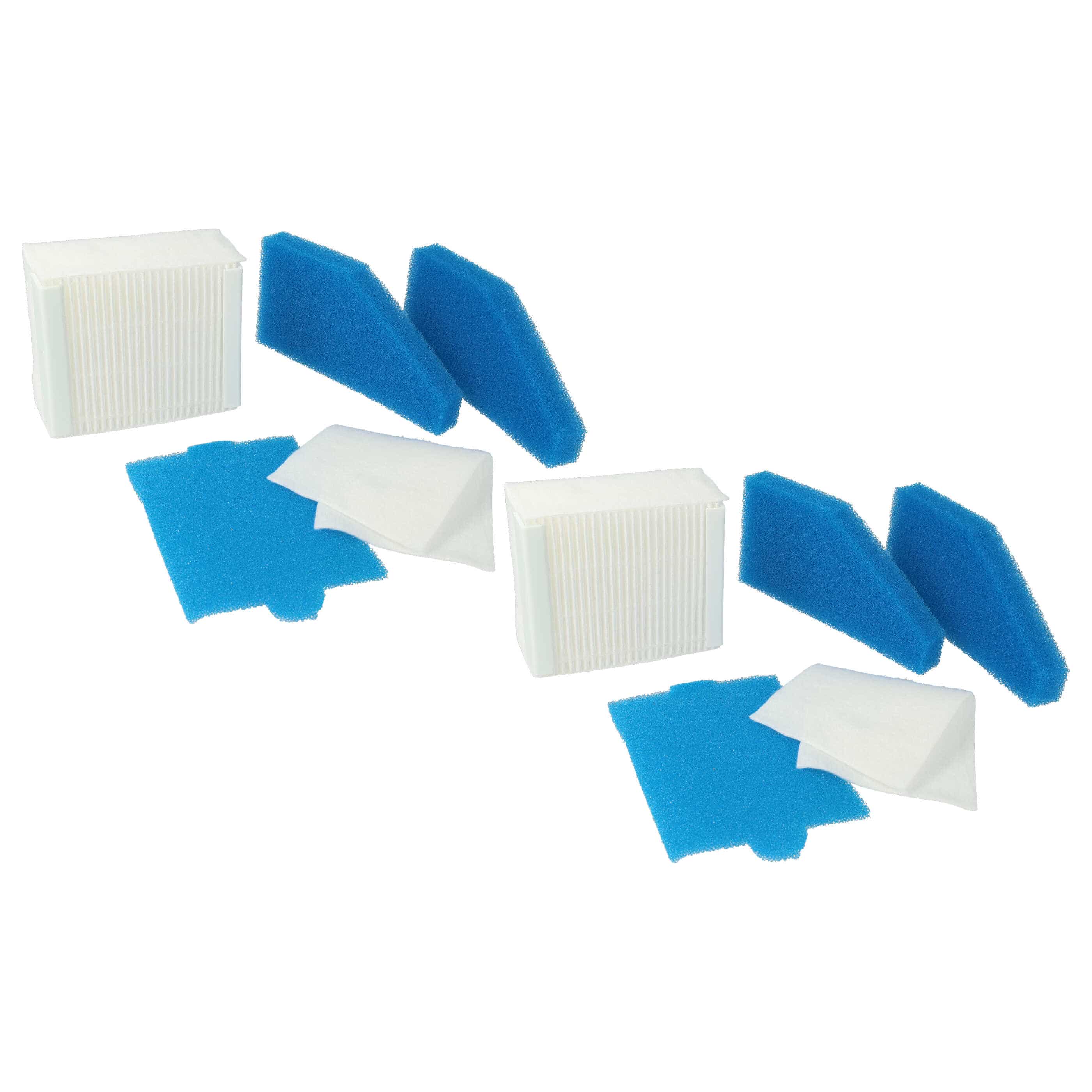 2x Filter Set replaces Thomas 787241, 787276 for Thomas Vacuum Cleaner - Vacuum Cleaner Filter Set