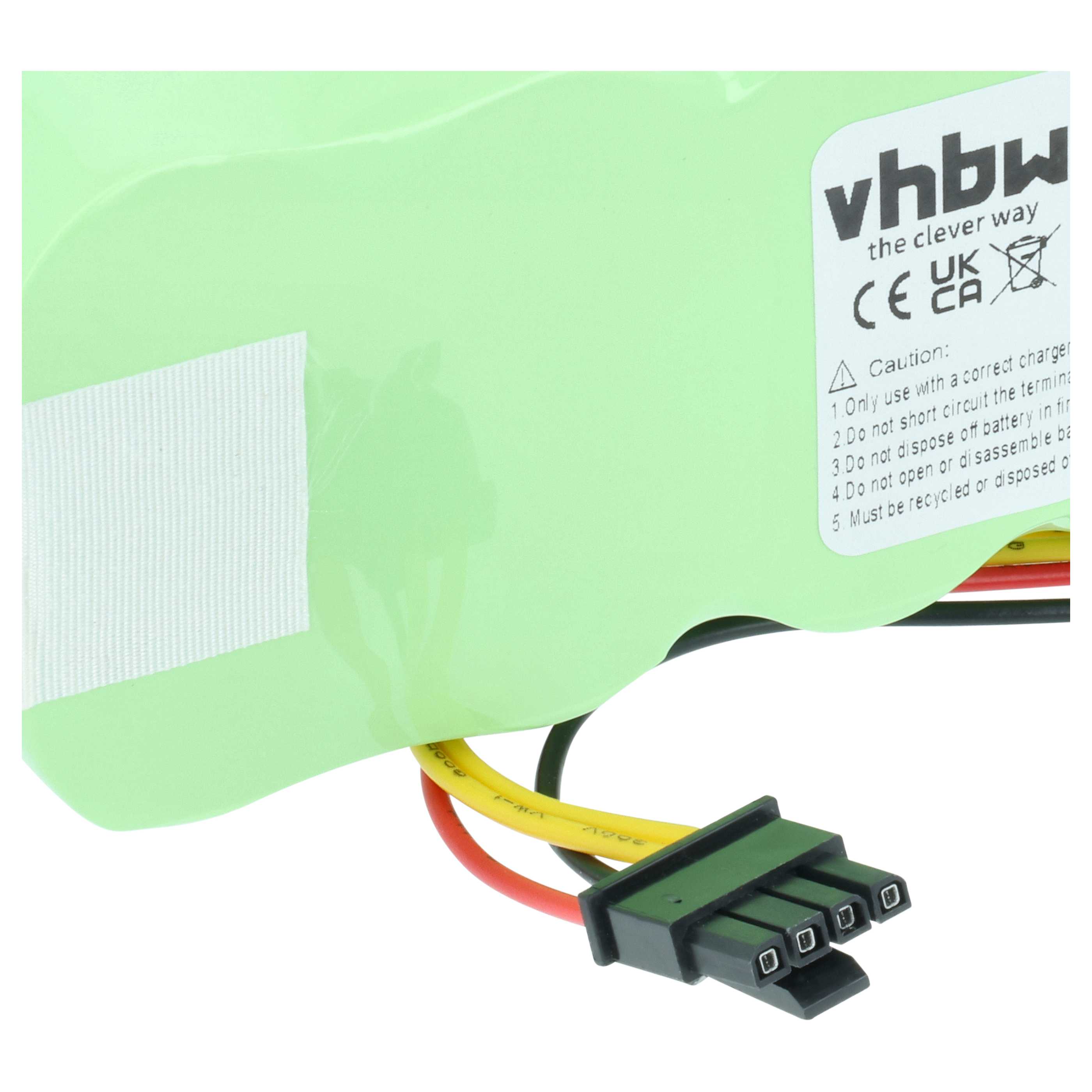 Battery replaces Ariete AT5186005100 for Proscenic etc. 2000mAh, 14.4V, NiMH