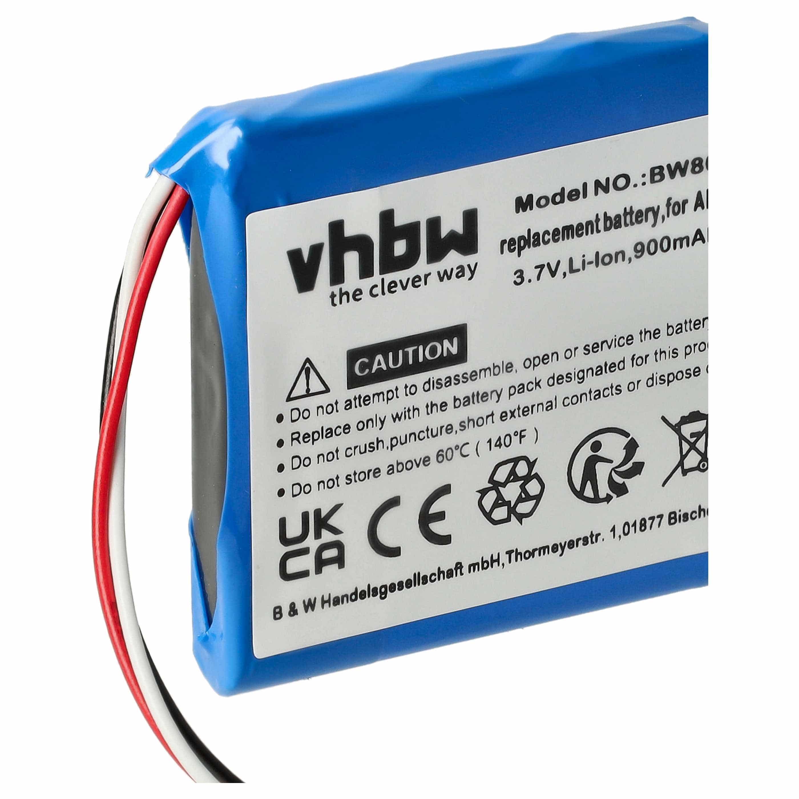 Akumulator do nawigacji GPS zamiennik TomTom AHA11111003, VFA - 900 mAh 3,7 V Li-Ion