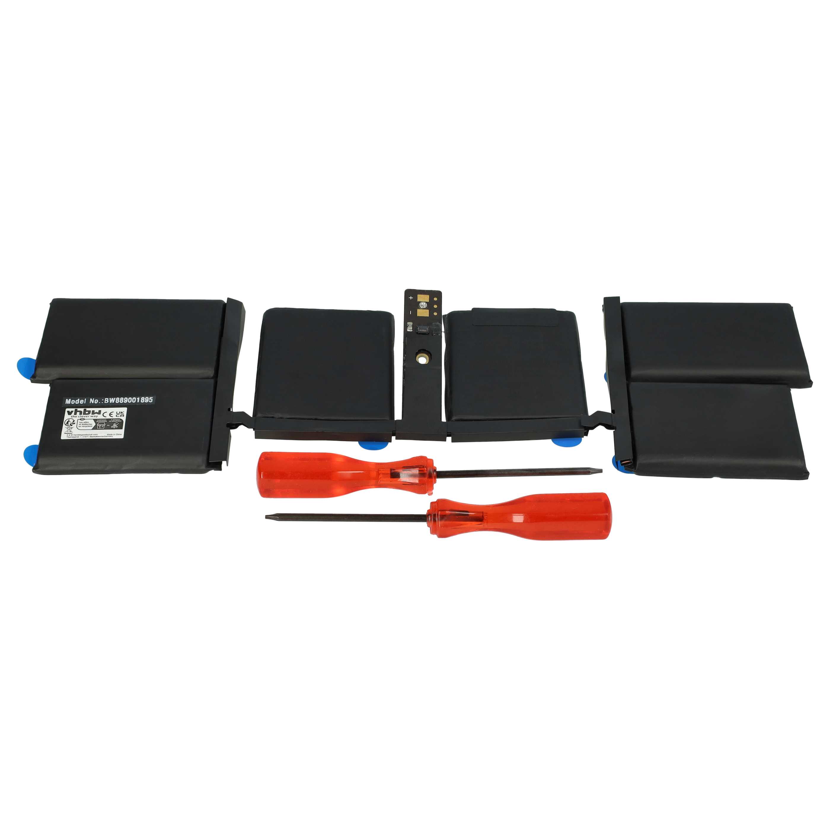 Notebook-Akku als Ersatz für Apple A2519 - 3800mAh 11,74V Li-Polymer, schwarz