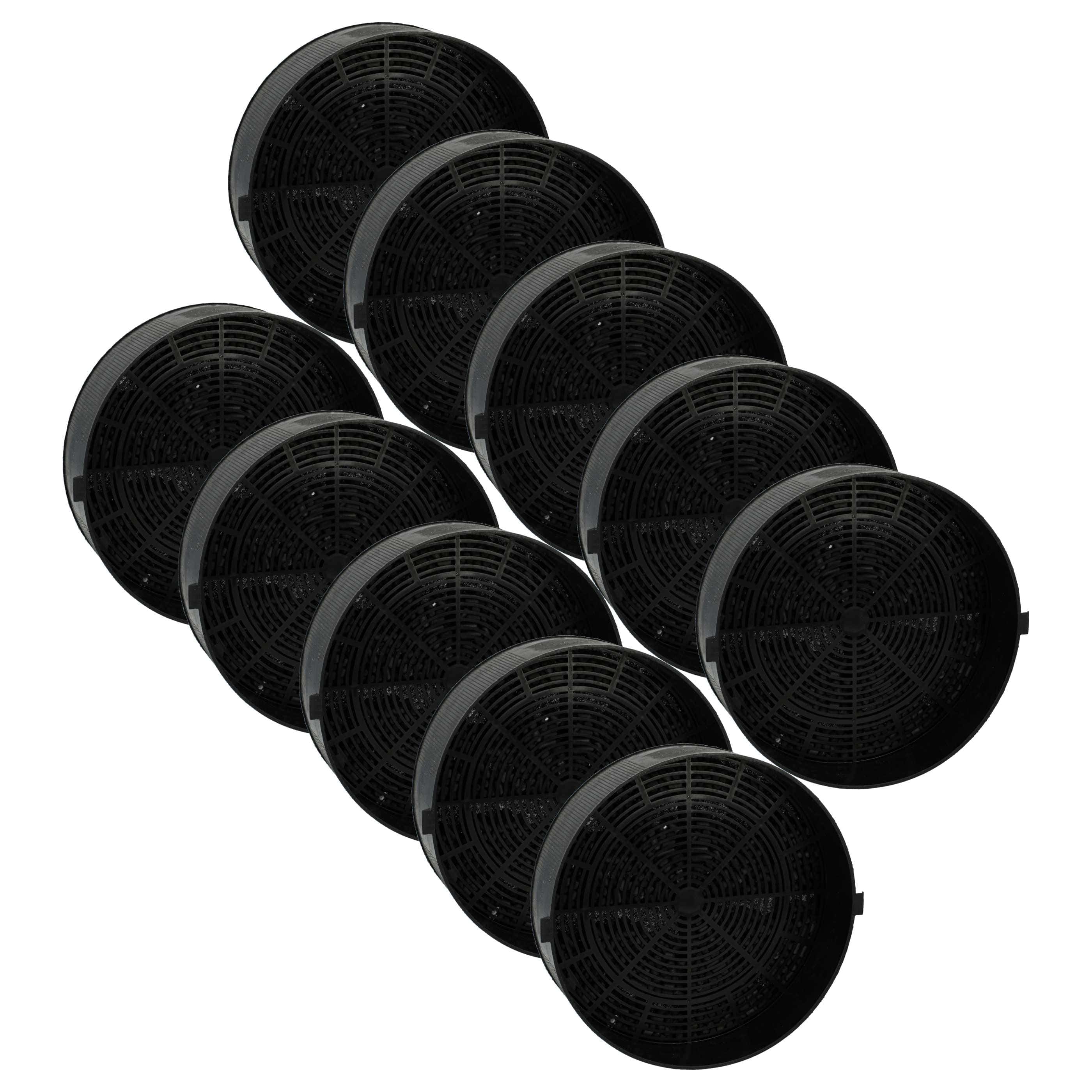 10x Filtres à charbon actif pour hotte Alno, turboair, Camino, Electrolux