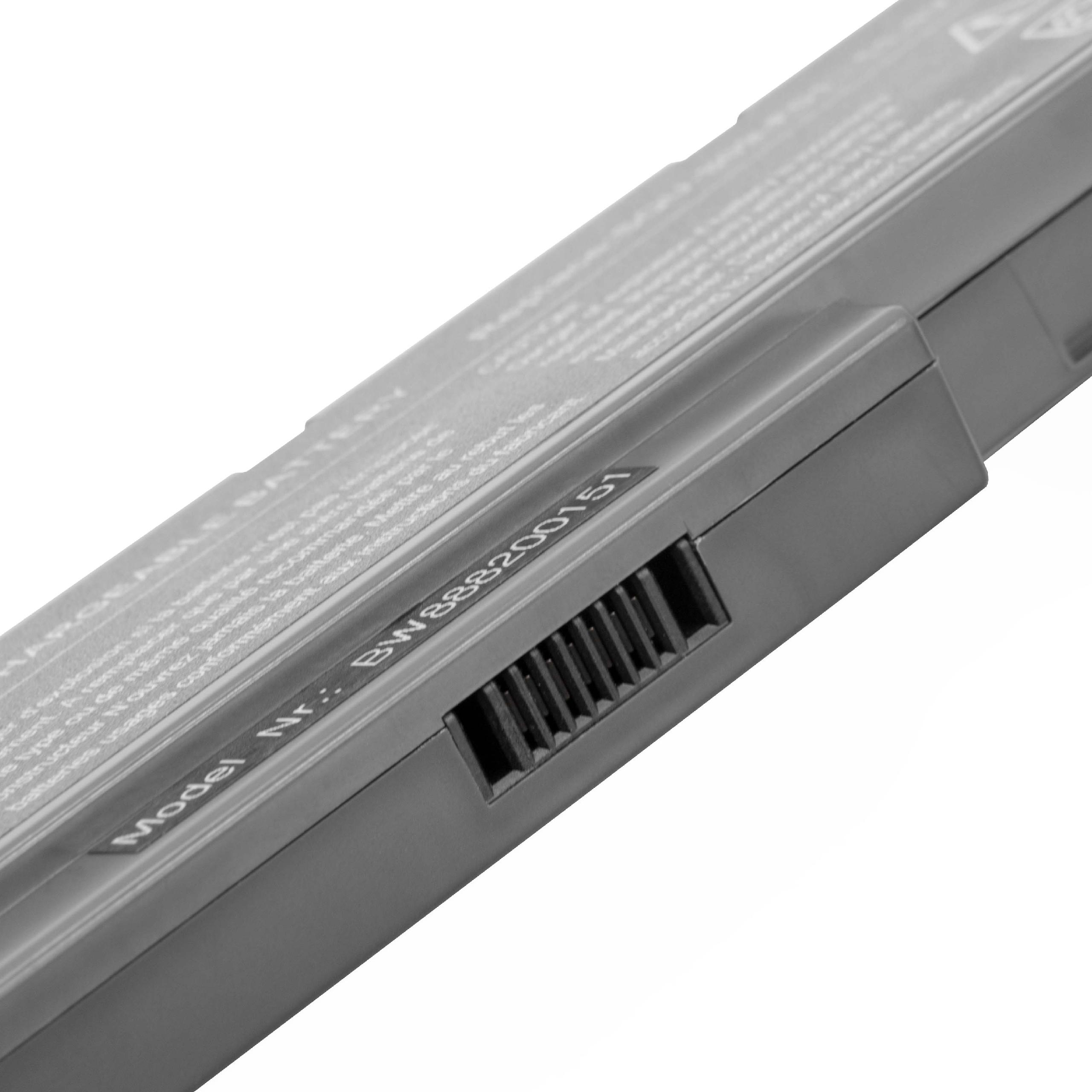 Batterie remplace Fujitsu Siemens SQU-808-F01 pour ordinateur portable - 5200mAh 11,1V Li-ion, noir