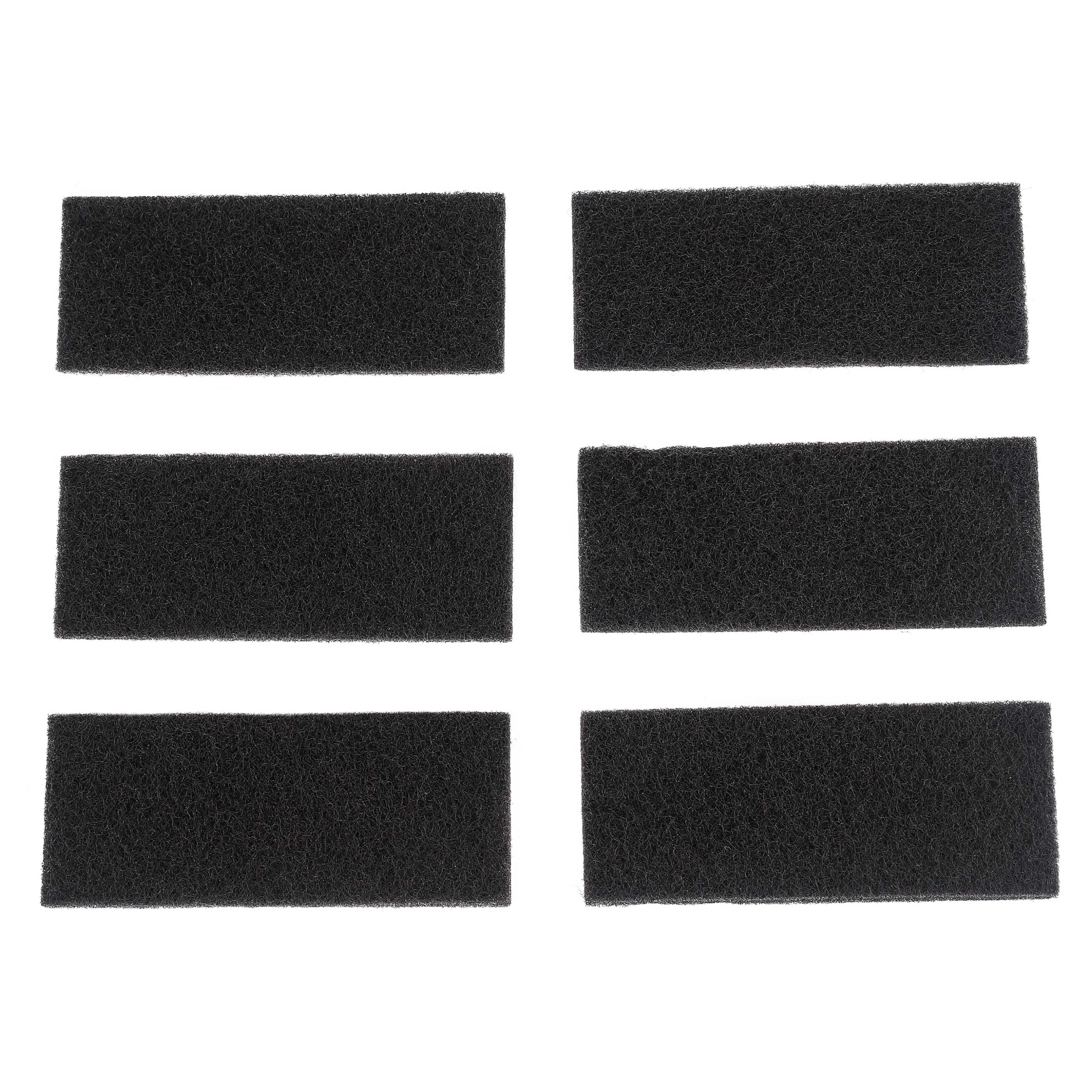 12x Aktivkohlefilter als Ersatz für Franke 1330038254 für Franke Mülleimer, Abfalleimer - 6,5 x 15,5 x 1,5 cm