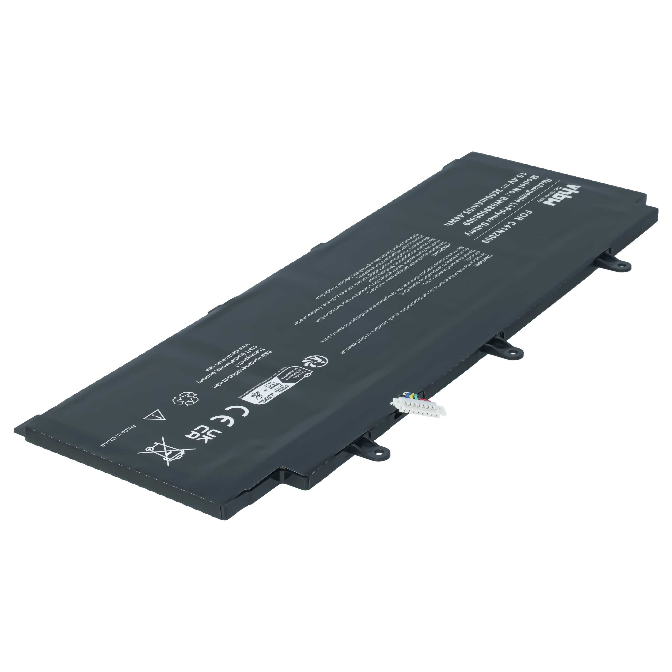 Notebook-Akku als Ersatz für Asus 0B200-03850000, C41N2009 für Asus - 3600mAh 15,4V Li-Polymer