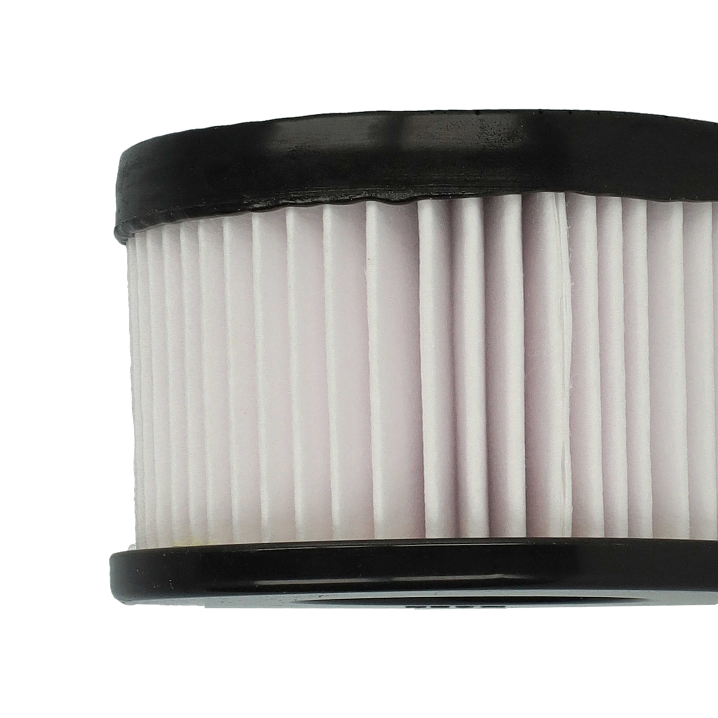 Filtro reemplaza Rowenta ZR009004, 3221614007446 para aspiradora - filtro plisado, negro / blanco