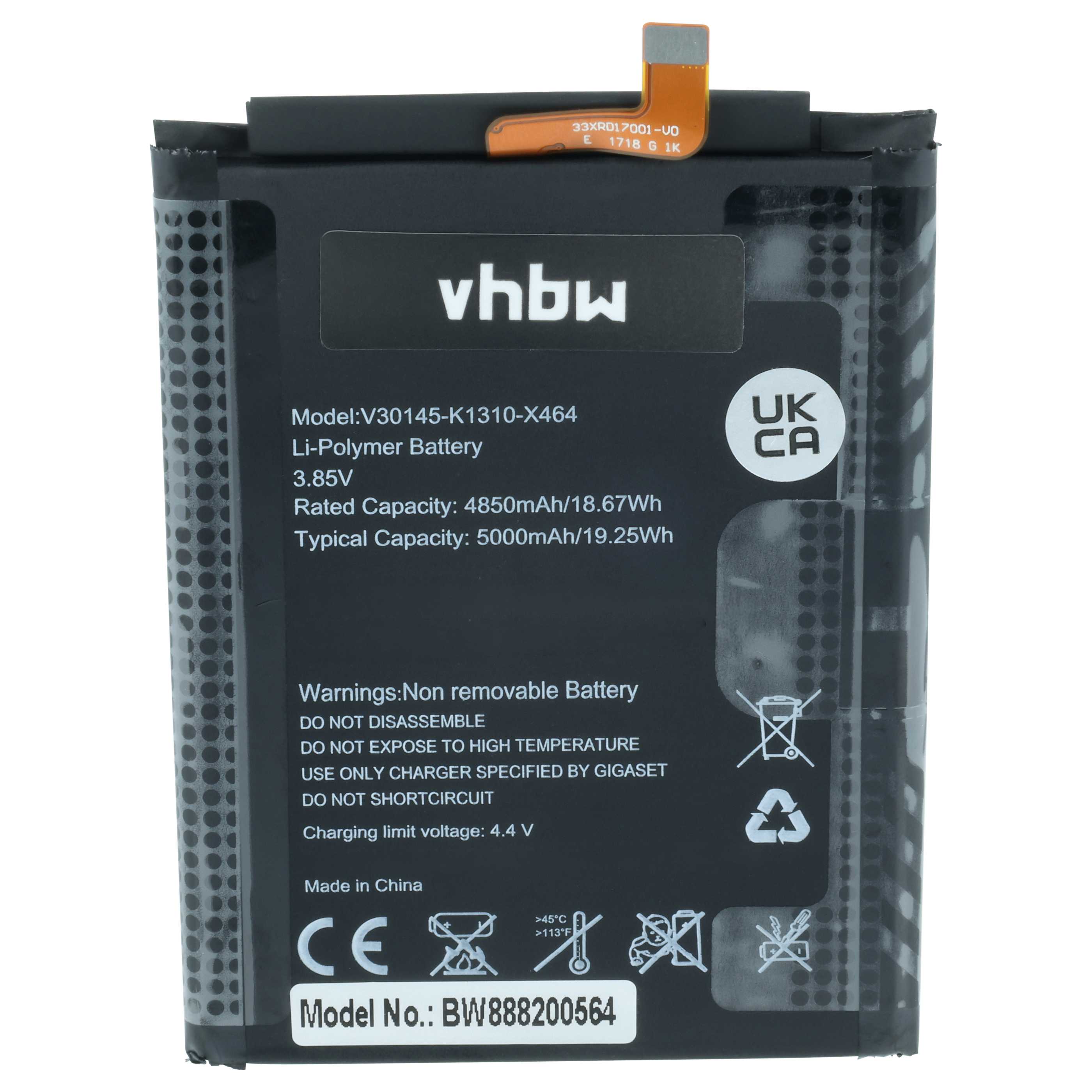 Akumulator do telefonu smartfona zamiennik Gigaset V30145-K1310-X464 - 4750 mAh 3,85 V LiPo