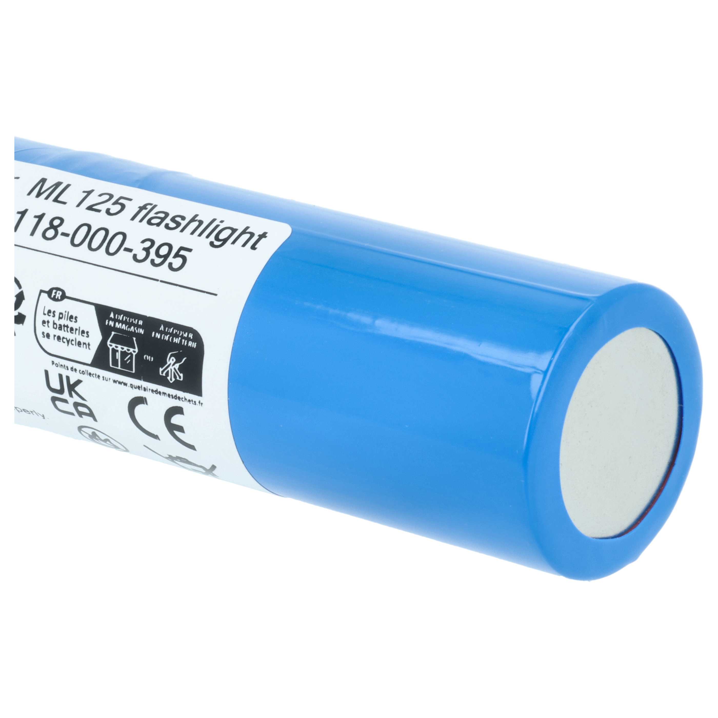 Taschenlampe-Akku als Ersatz für Maglite 118-000-395 für Maglite - 2500mAh 6V NiMH
