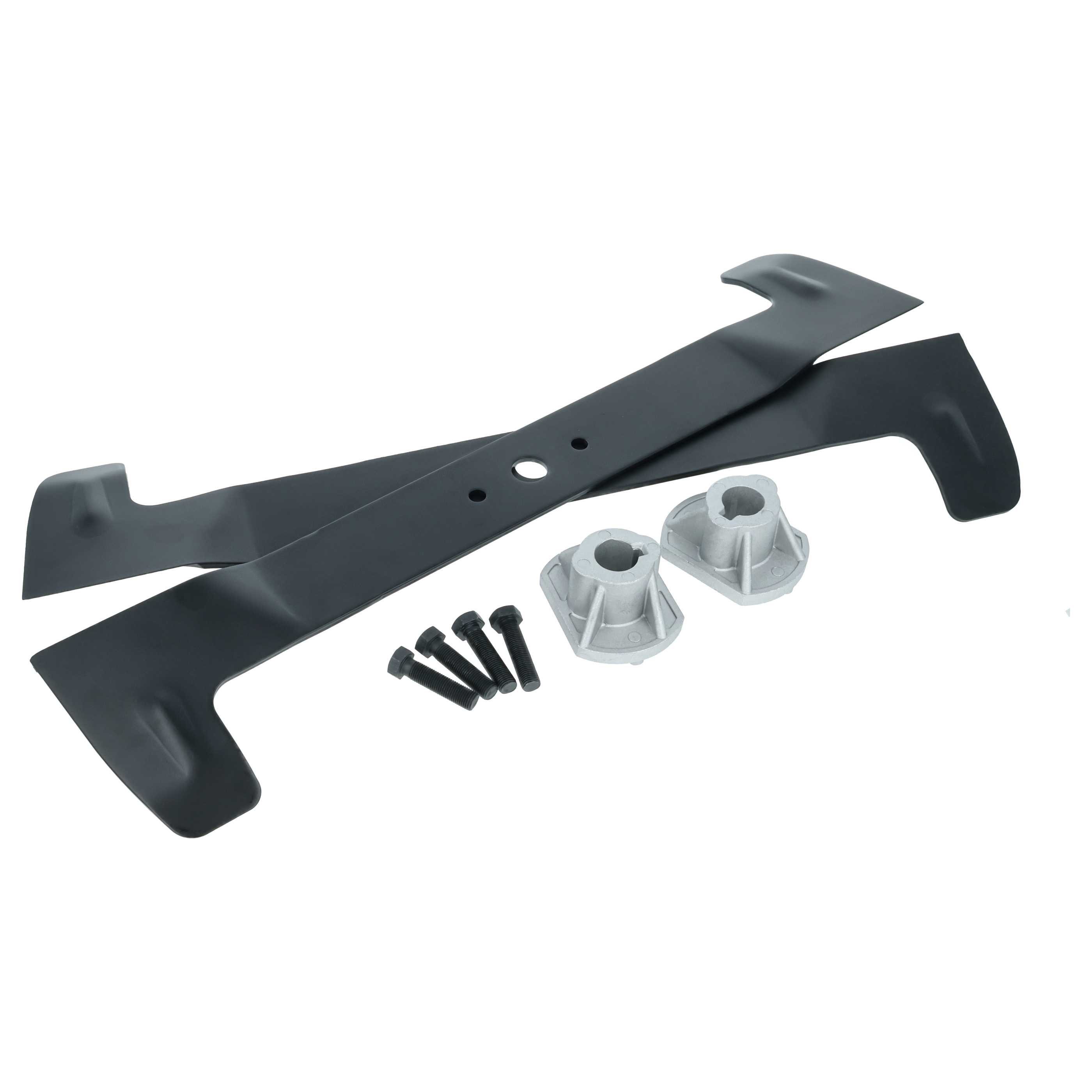 2x Exchange Blade replaces Brill CG82004341, CG82004340 for Cordless Lawnmower etc. - steel, black