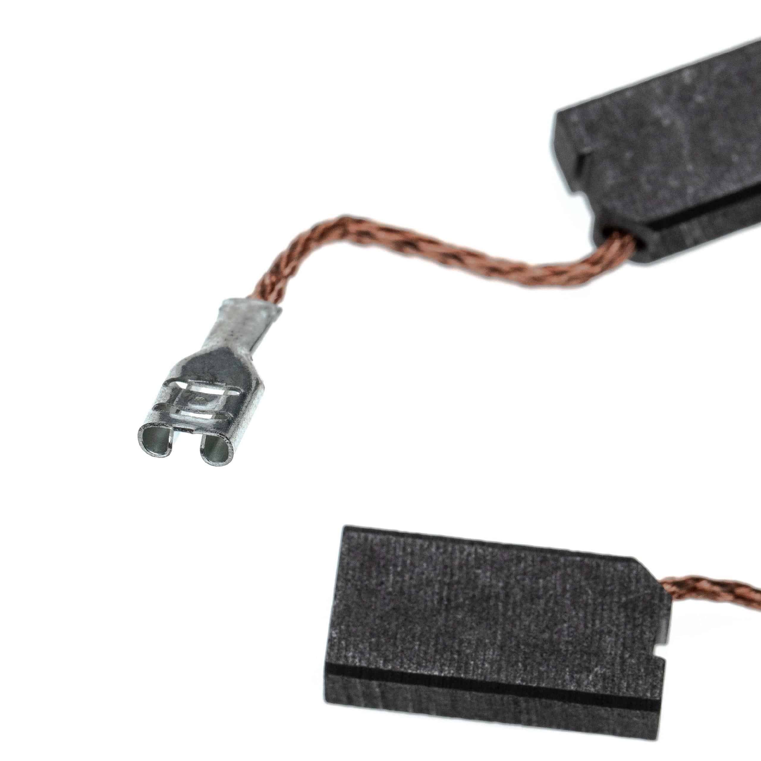 2x Balais de charbon remplace Dewalt 402874-01 pour outil électrique - 20 x 10 x 6,25mm