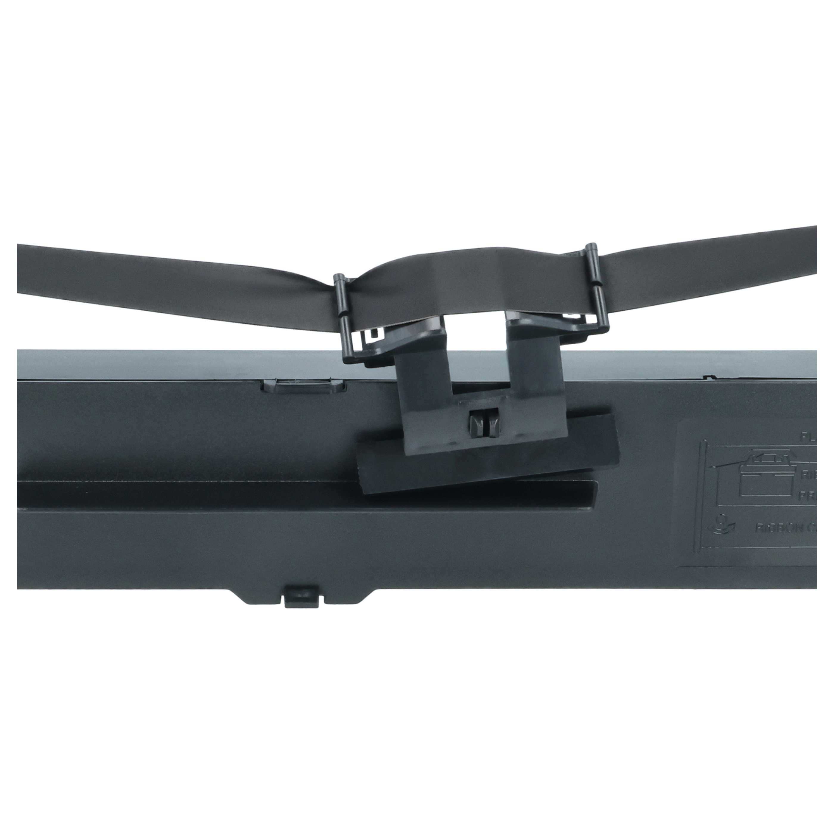 3x Ink Ribbon replaces Epson C13S015337 for Dot Matrix, Receipt Printer - Black
