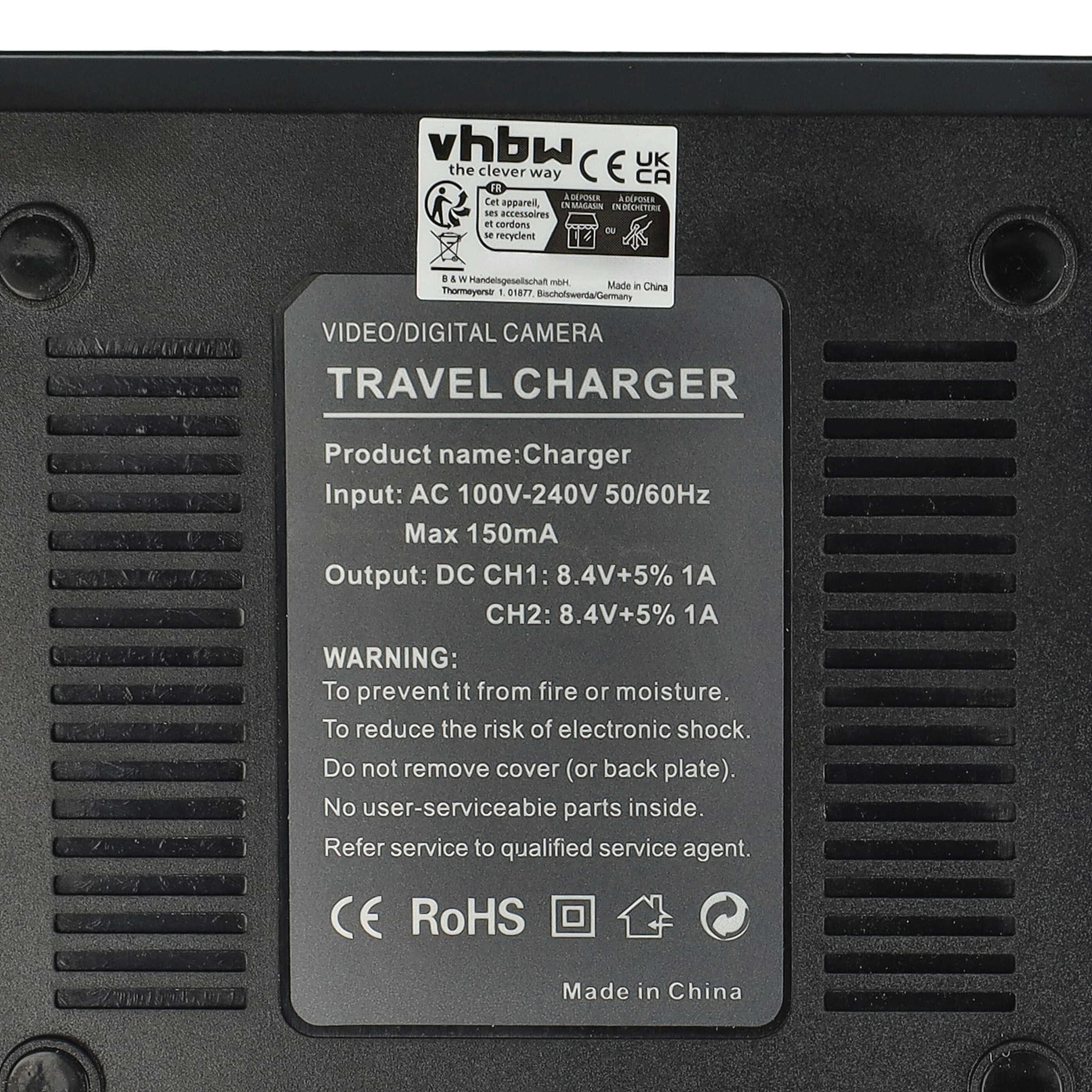 Battery Charger suitable for Canon DC100 Digital Camera - 1.0 A