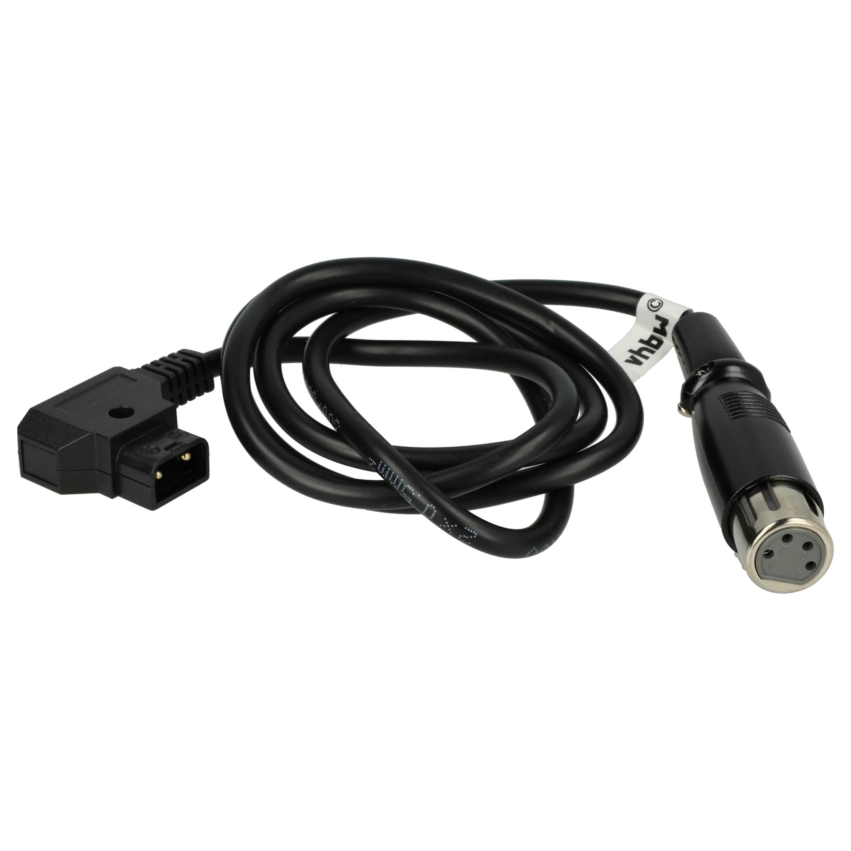 Adaptador D-Tap para Anton Bauer D-Tap, Dionic dispositivos con XLR de 4 pines - D-Tap (m) a XLR 4 pines, 11,5