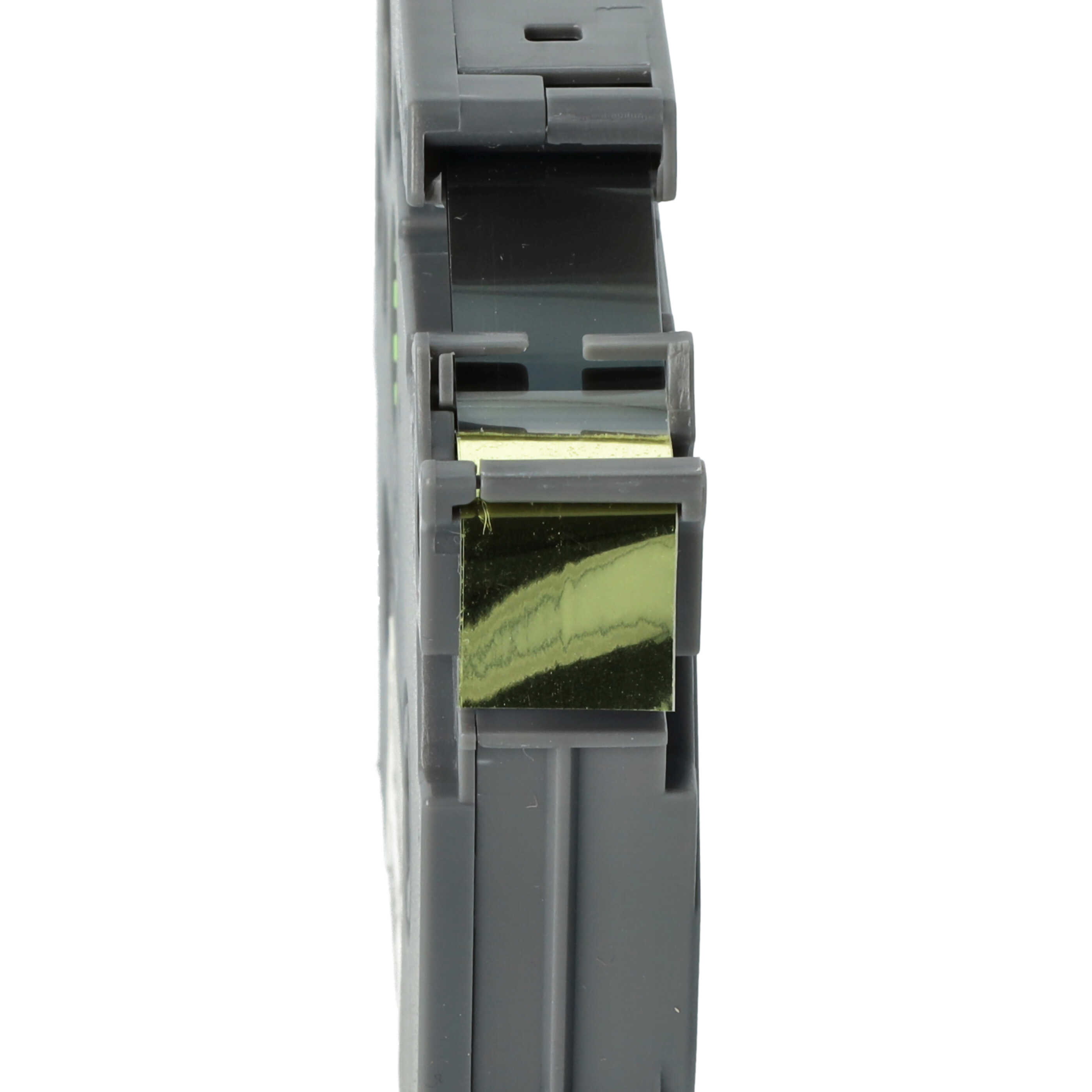 Cassette à ruban remplace TZ-831, TZE-831 - 12mm lettrage Noir ruban Or