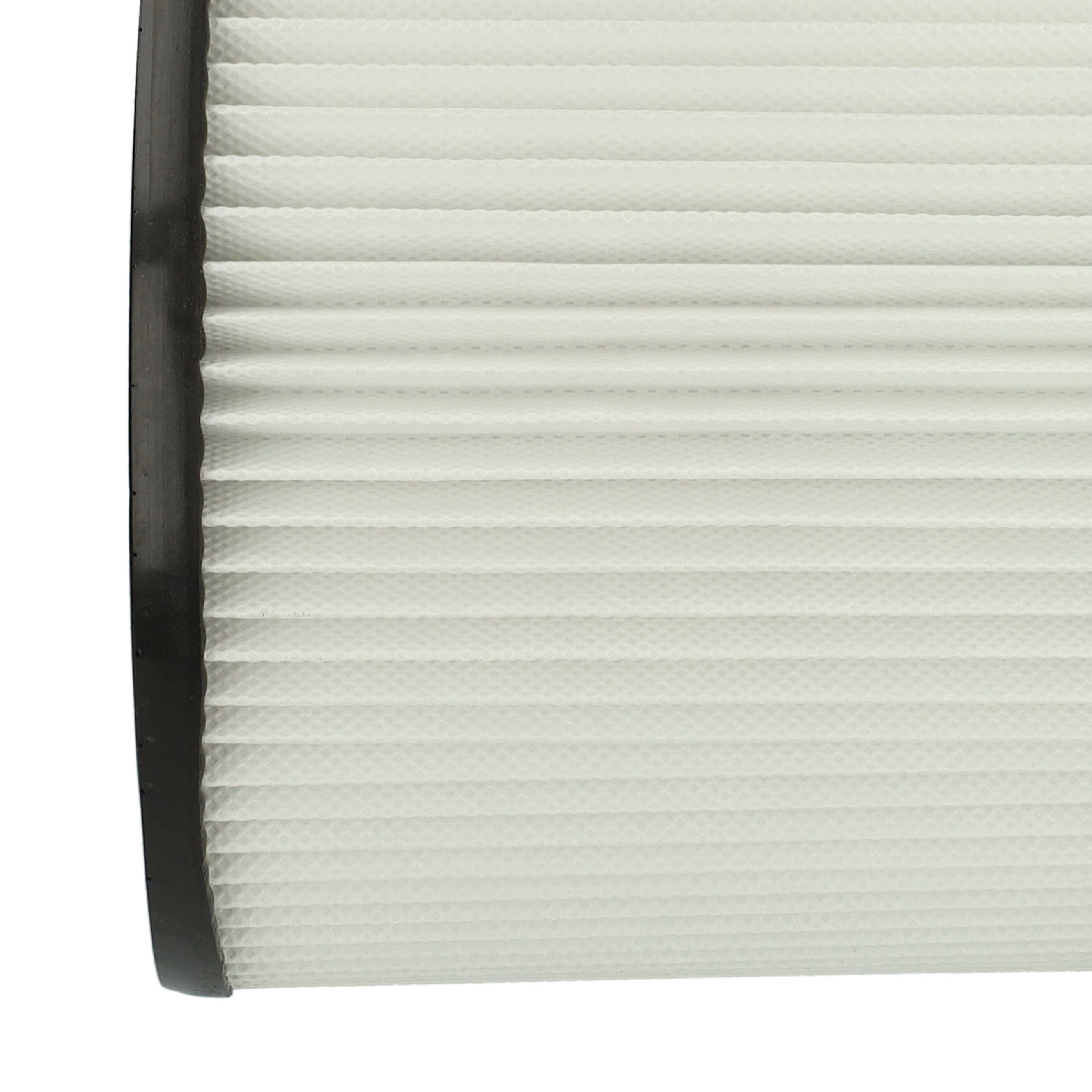 cartridge filter / round filter replaces Masko 13297, 4260486781169 for Masko Vacuum Cleaner, black / white