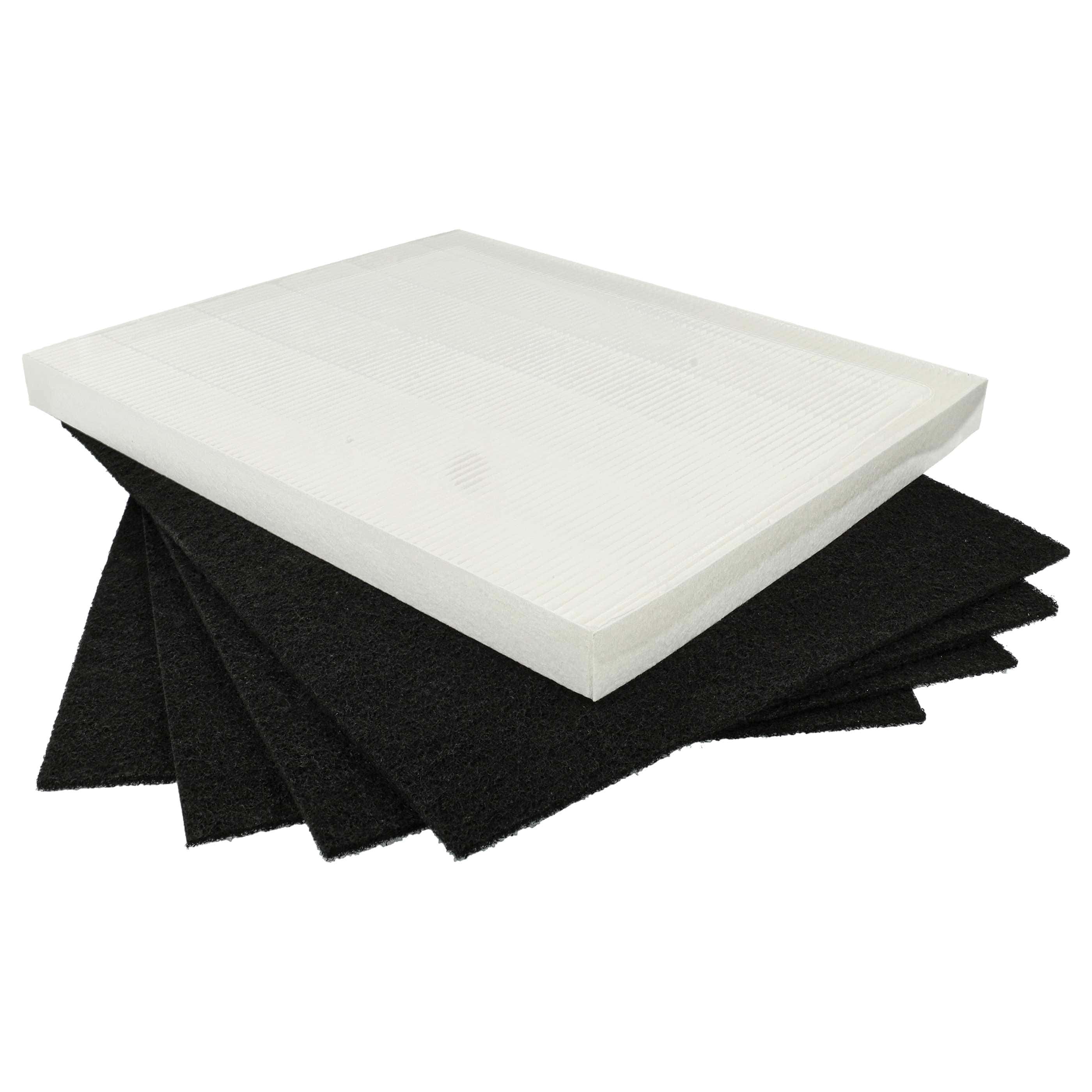 10 Part Filter Set replaces Winix 123050, 15HC, WRF15-HC Air Purifier - HEPA filter, activated carbon filter