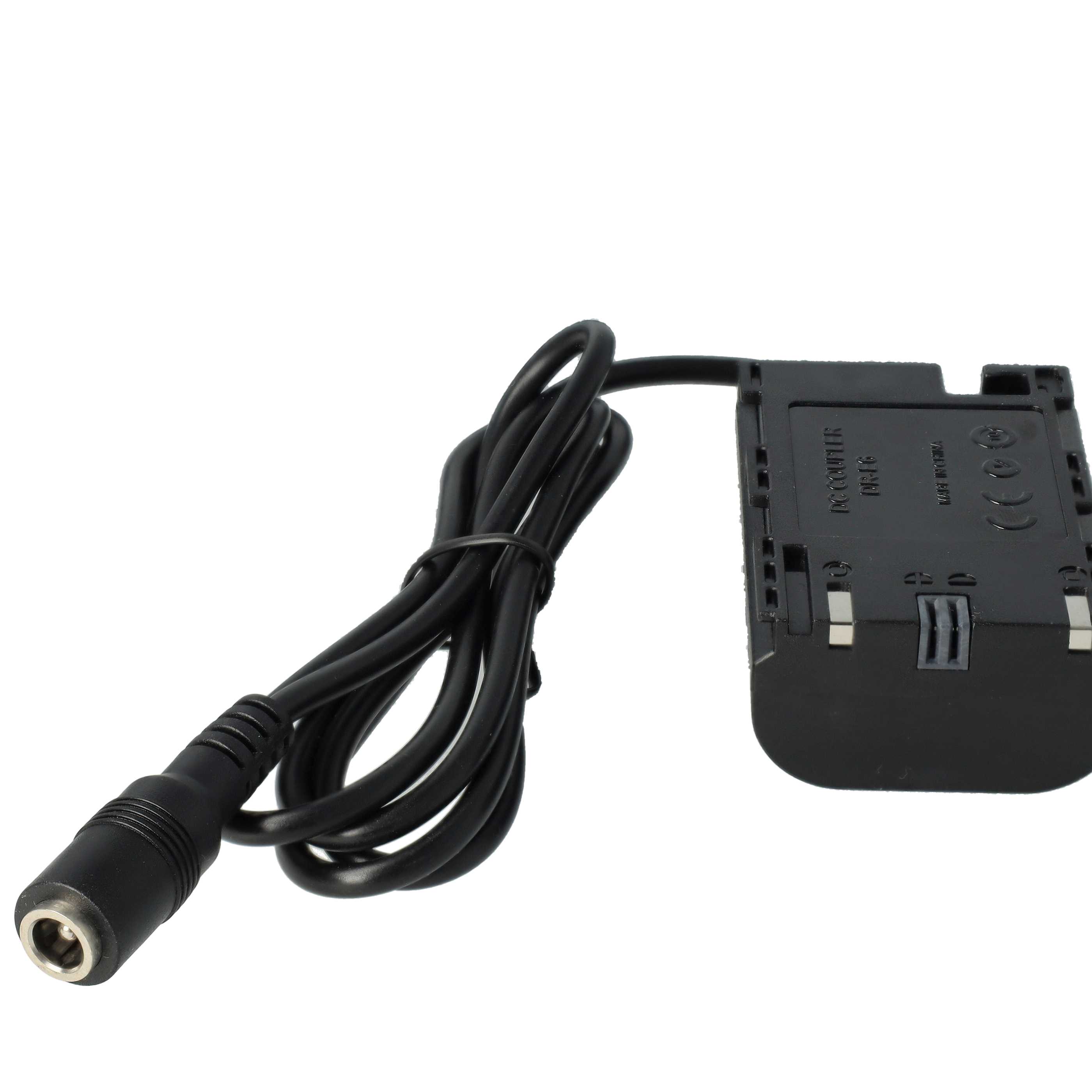 Power Supply replaces ACK-E6 for Blackmagic Camera + DC Coupler as Canon - 2 m, 8.1 V 2.0 A