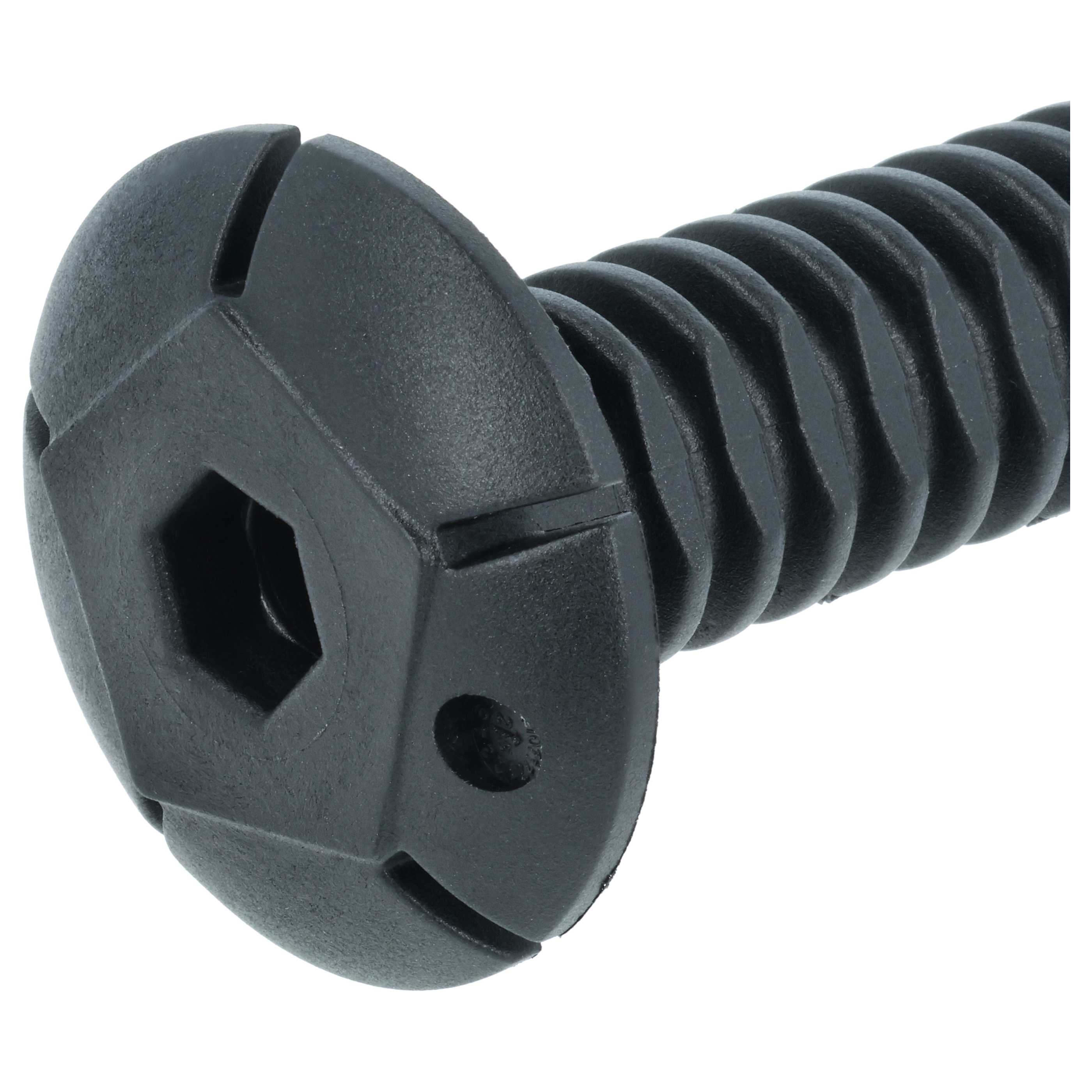 Adjustable Foot replaces Ariston C00340804 for Dishwasher - 11 cm, Black