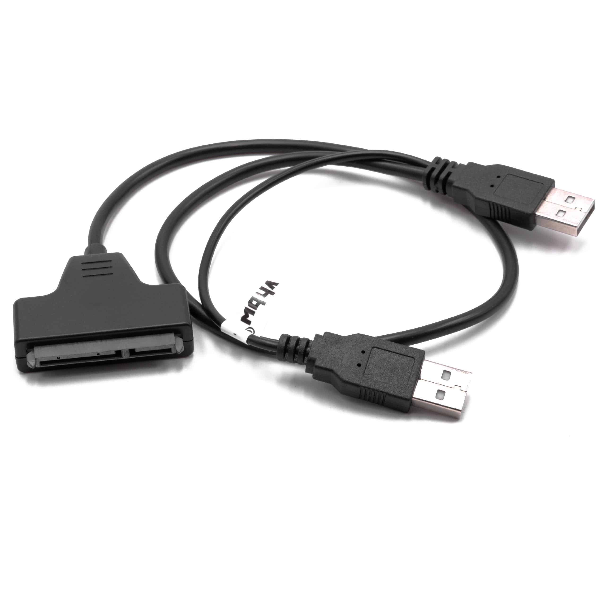 SATA vers USB Câble de raccordement pour disque dur HDD Plug & Play noir