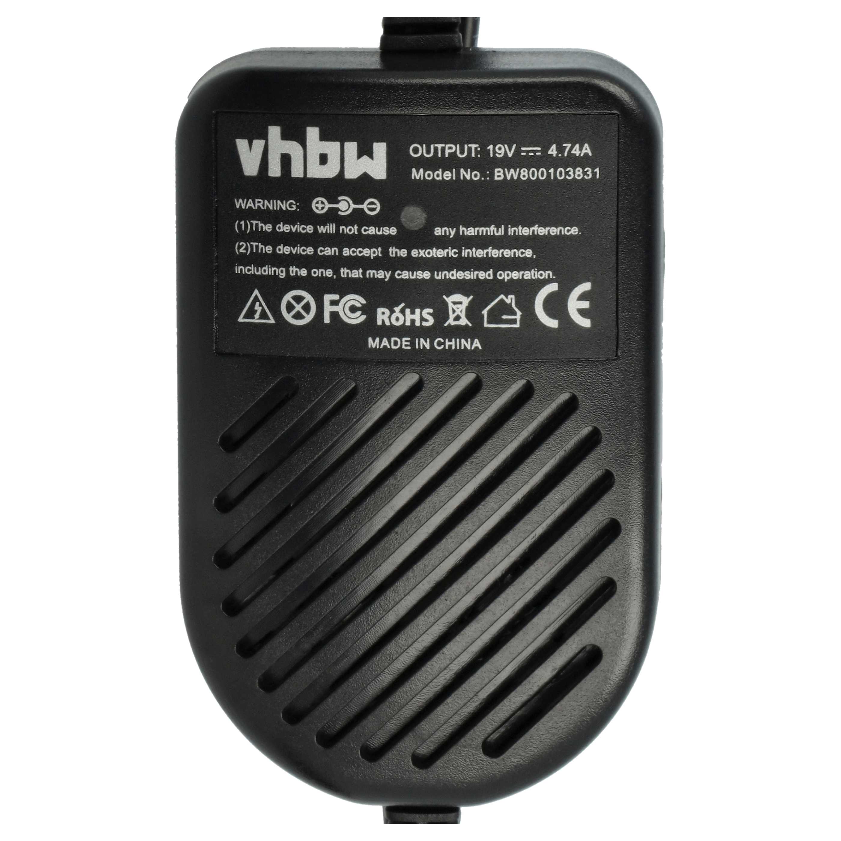Vehicle Charger replaces HP 384021-001, ED494AA, 382021-002, AP091F13LF SE, 391173-001 Notebook - 4.74 A