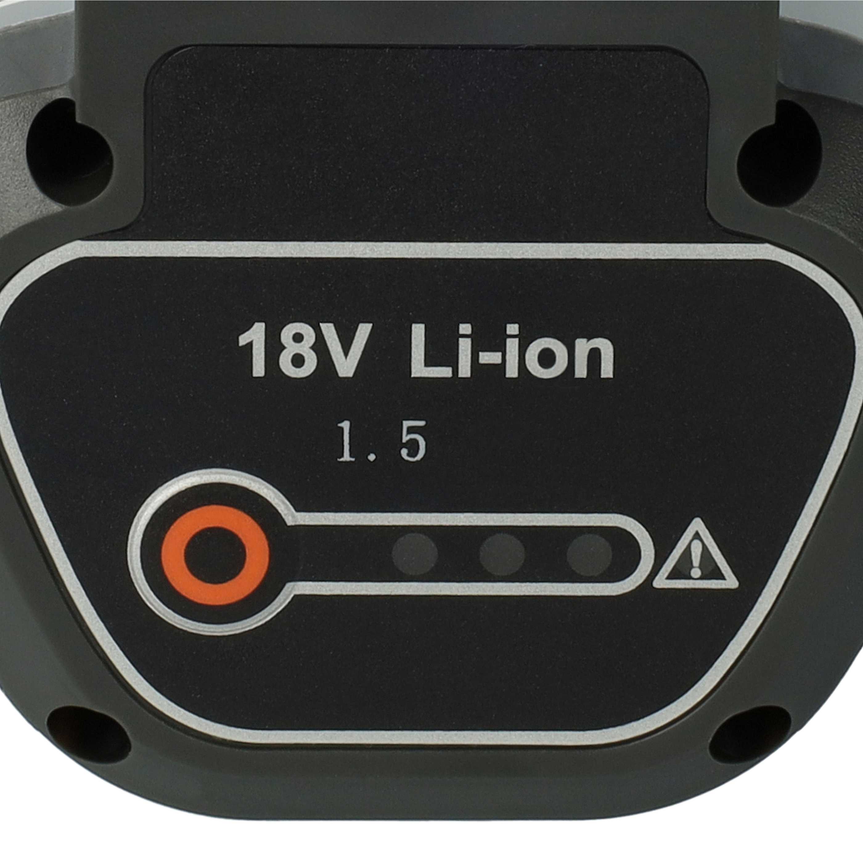 3x Akumulator do robota koszącego zamiennik Gardena BLi-18, 9839-20, 9840-20 - 1500 mAh 18 V Li-Ion