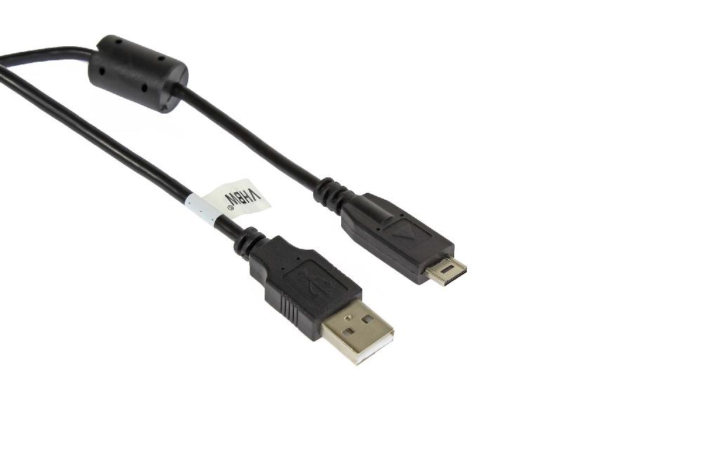Cable de datos USB reemplaza Panasonic K1HA14AD0003 para cámaras Panasonic - 145 cm