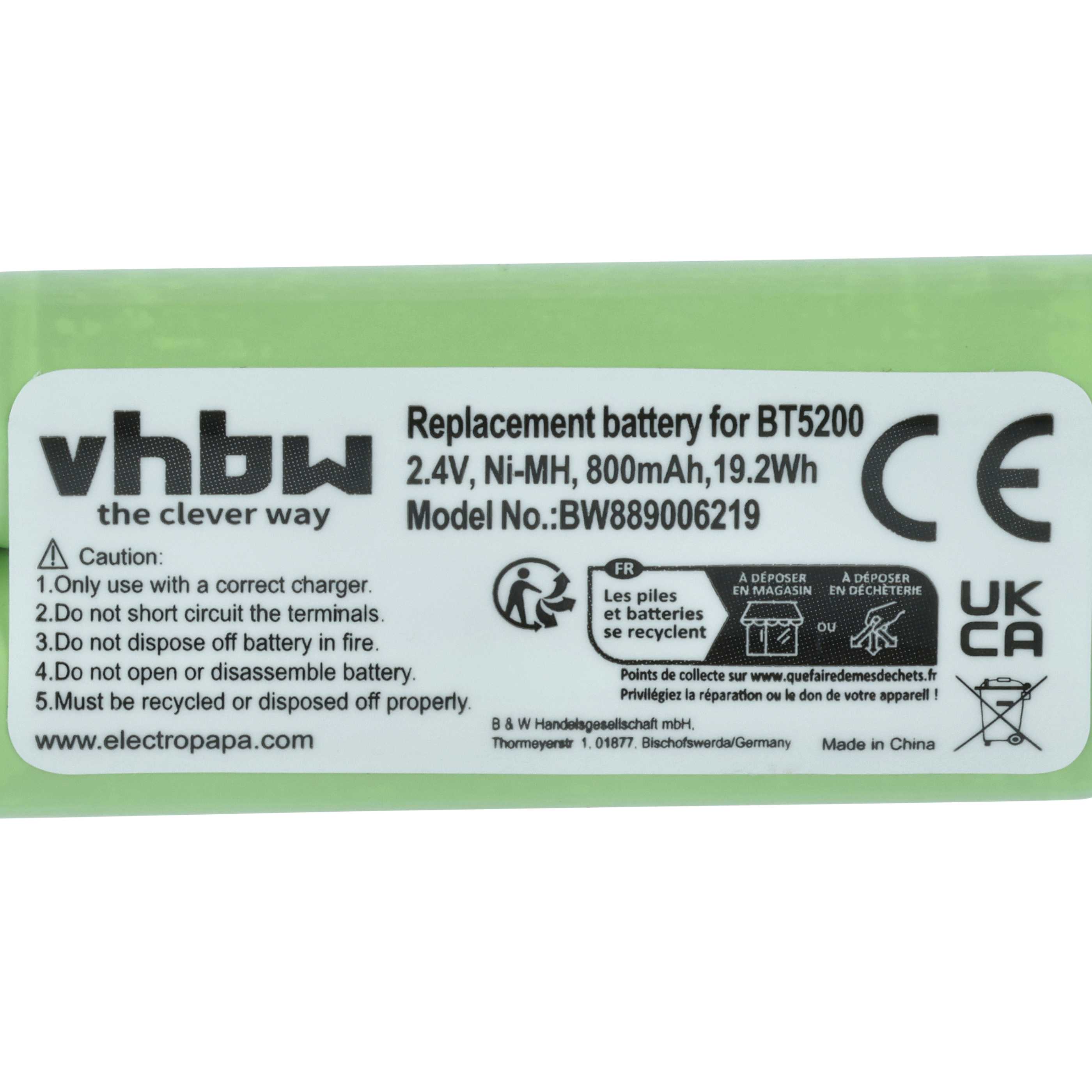 3x Akumulator do maszynki do strzyżenia zamiennik Braun 31198189 - 800 mAh 2,4 V NiMH