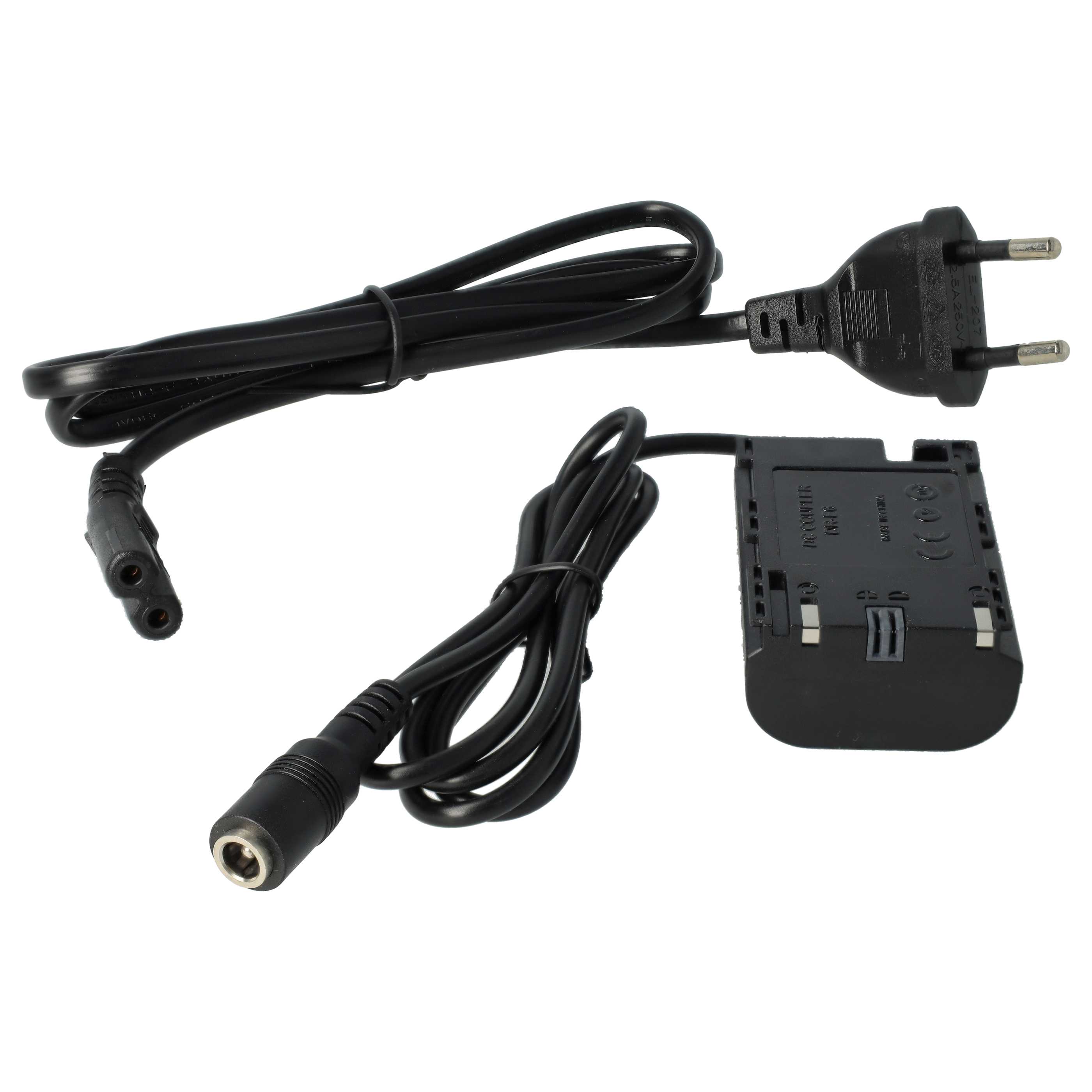 Power Supply replaces ACK-E6 for Blackmagic Camera + DC Coupler as Canon - 2 m, 8.1 V 2.0 A
