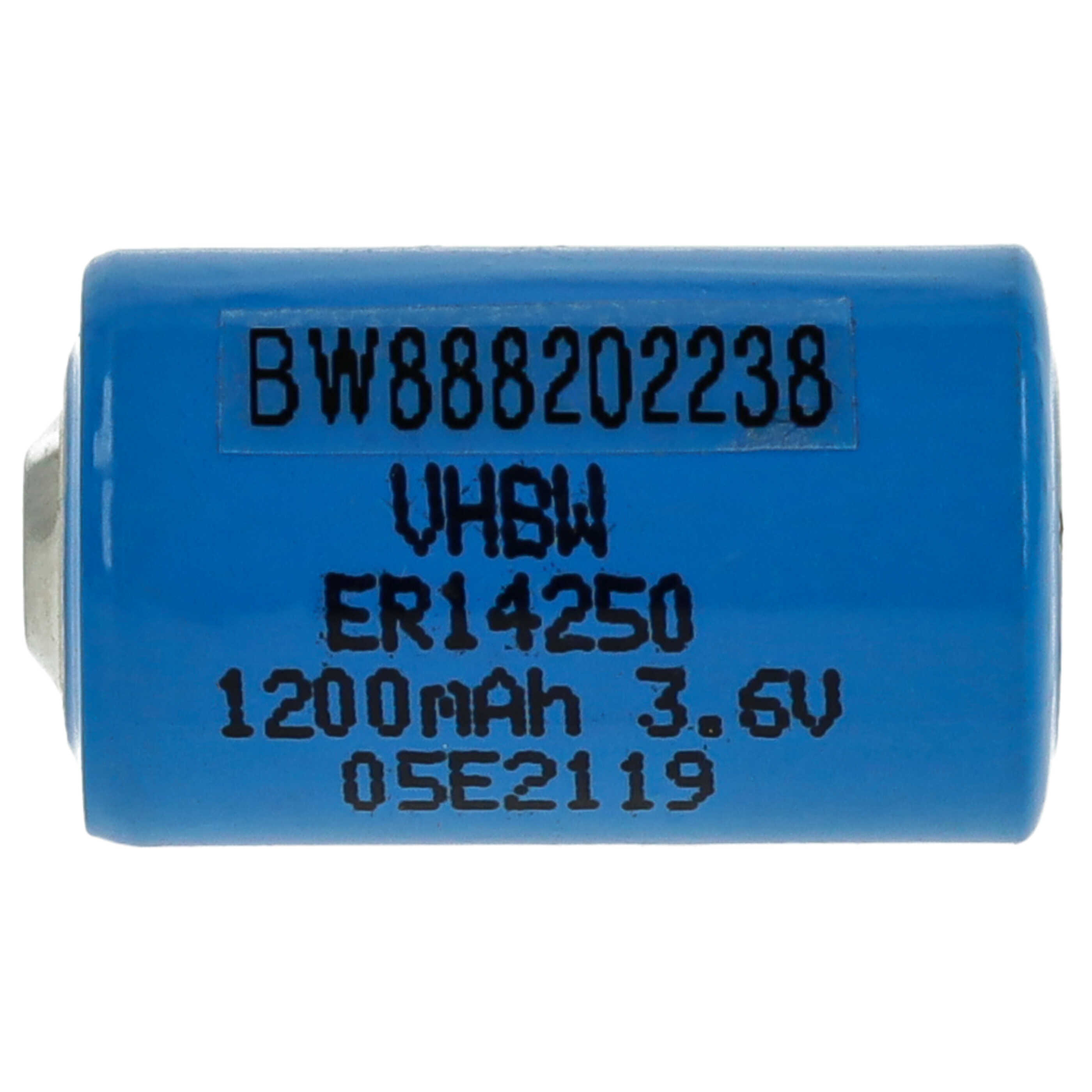 Bateria ER14250 zamiennik 1/2AA, 1770-XZ, 3B26, 418-0076, 60-0576-100 - 1200 mAh 3,6 V Li-SOCl2
