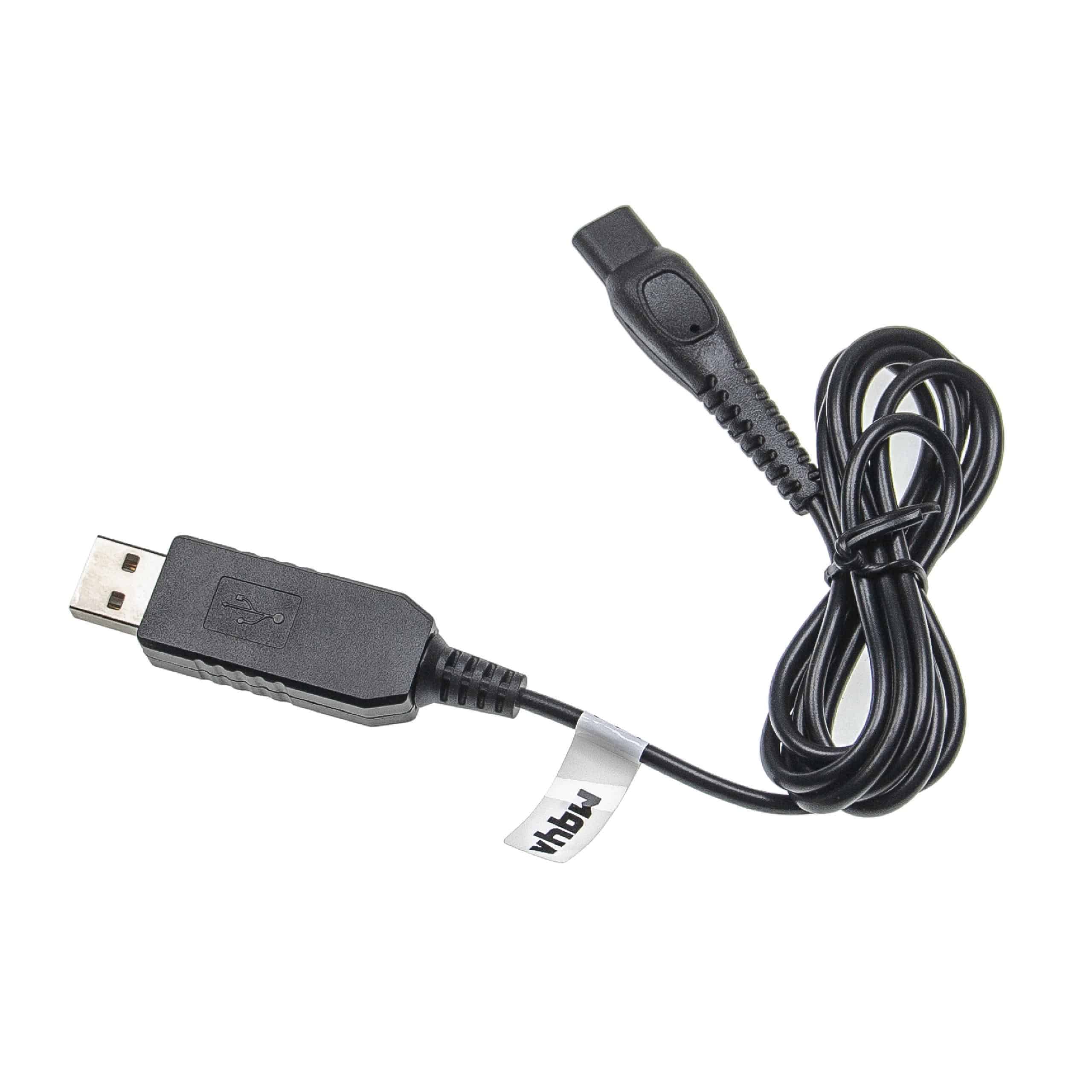 USB Charging Cable suitable for 3000 Philips Hair-Clippers 3000 Shaver - 100 cm