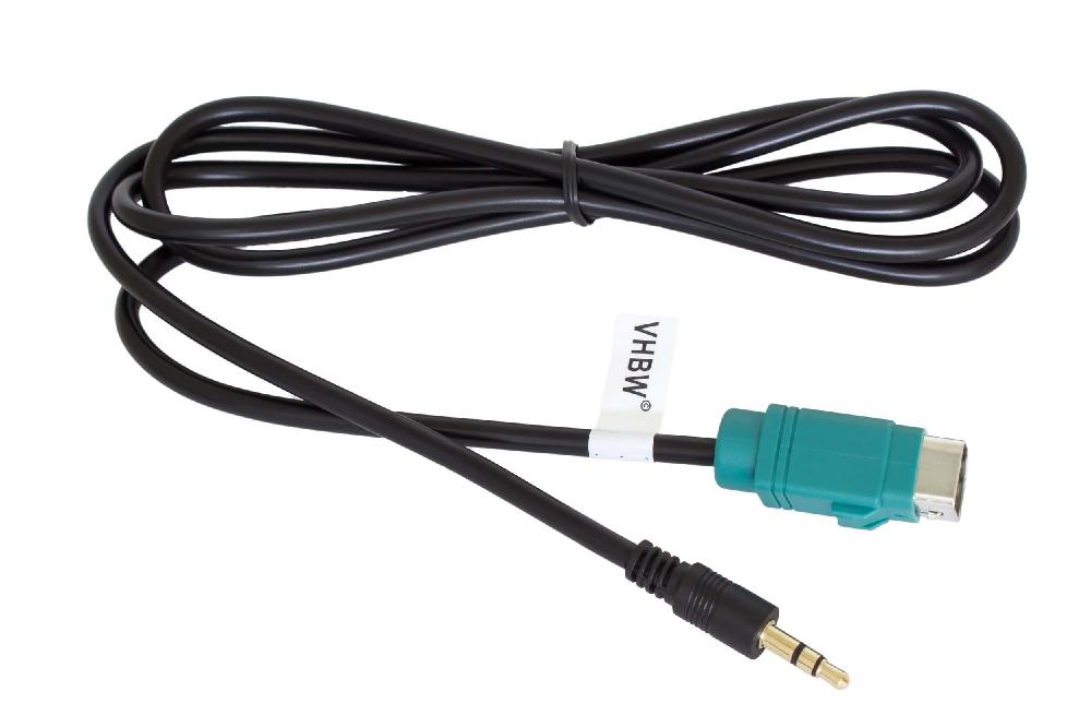 AUX Audio Adapter Kabel als Ersatz für Alpine KCE-237B Auto Radio u.a. - 100 cm, USB