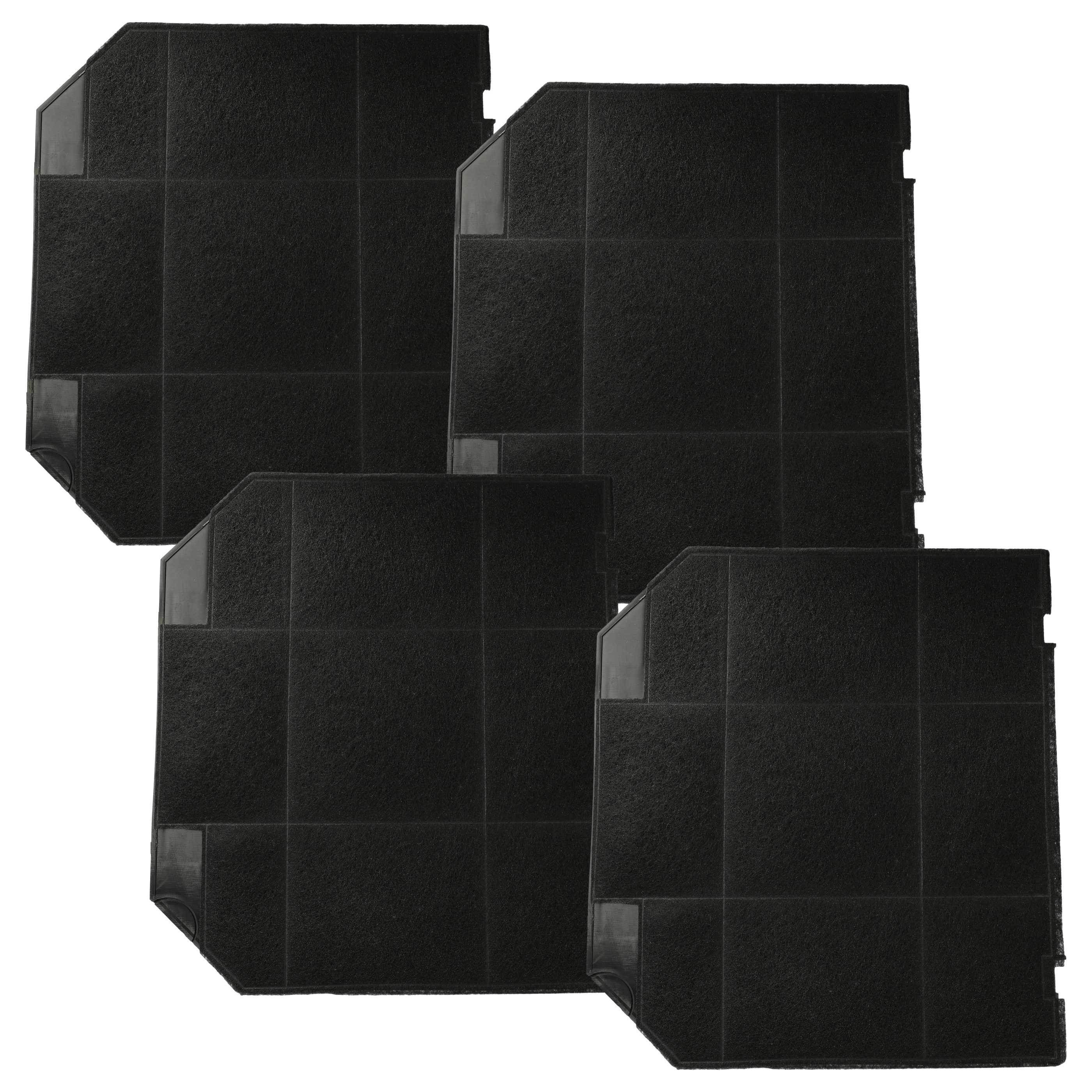 4x Filtres à charbon actif remplace Electrolux 027279900, 028280600, 5026628400, 029066100 pour hotte Neff