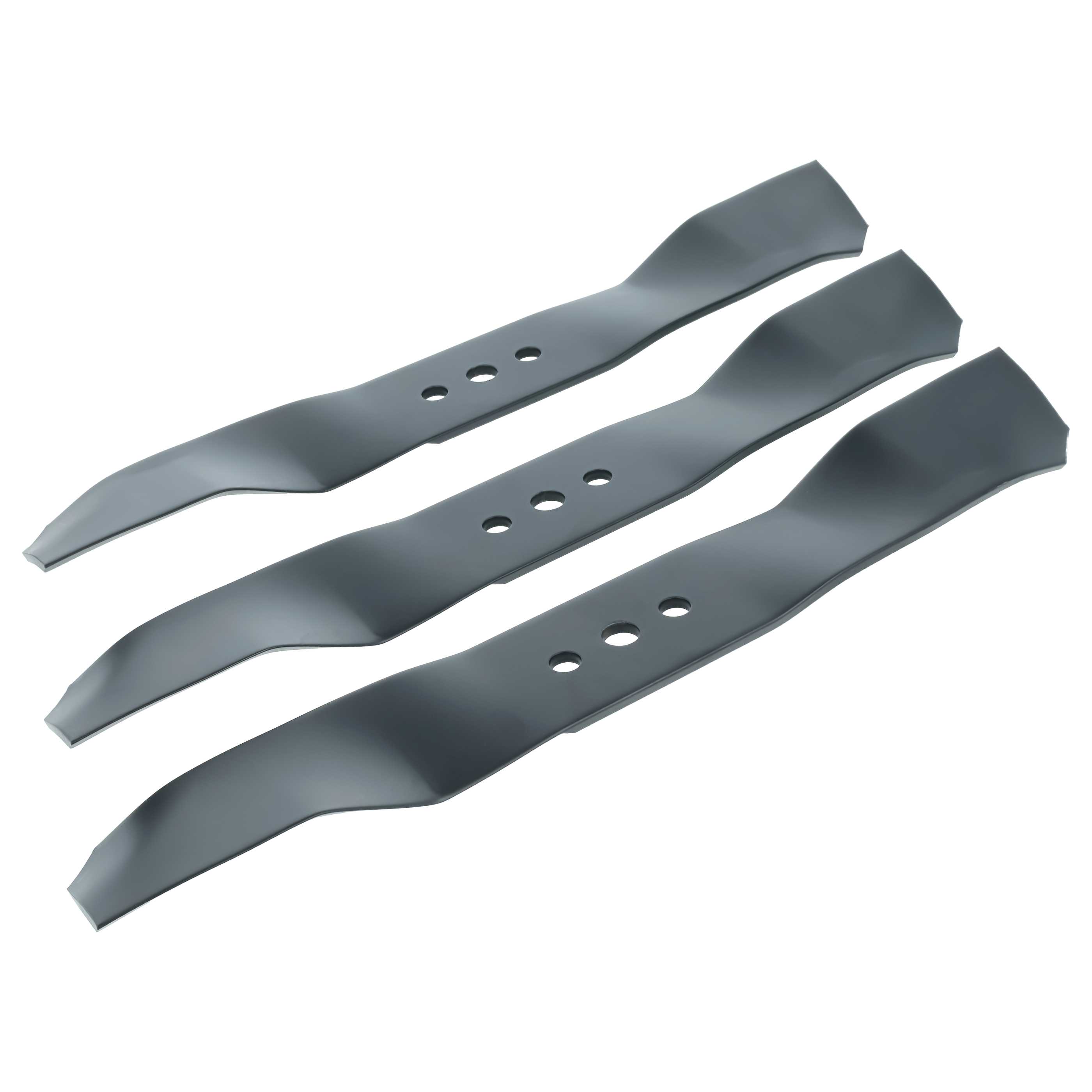 3x Nożyki do kosiarki Husqvarna Rider R213, R214, R215, R216, R316, R318, R320 AWD - stal powlekana, czarny