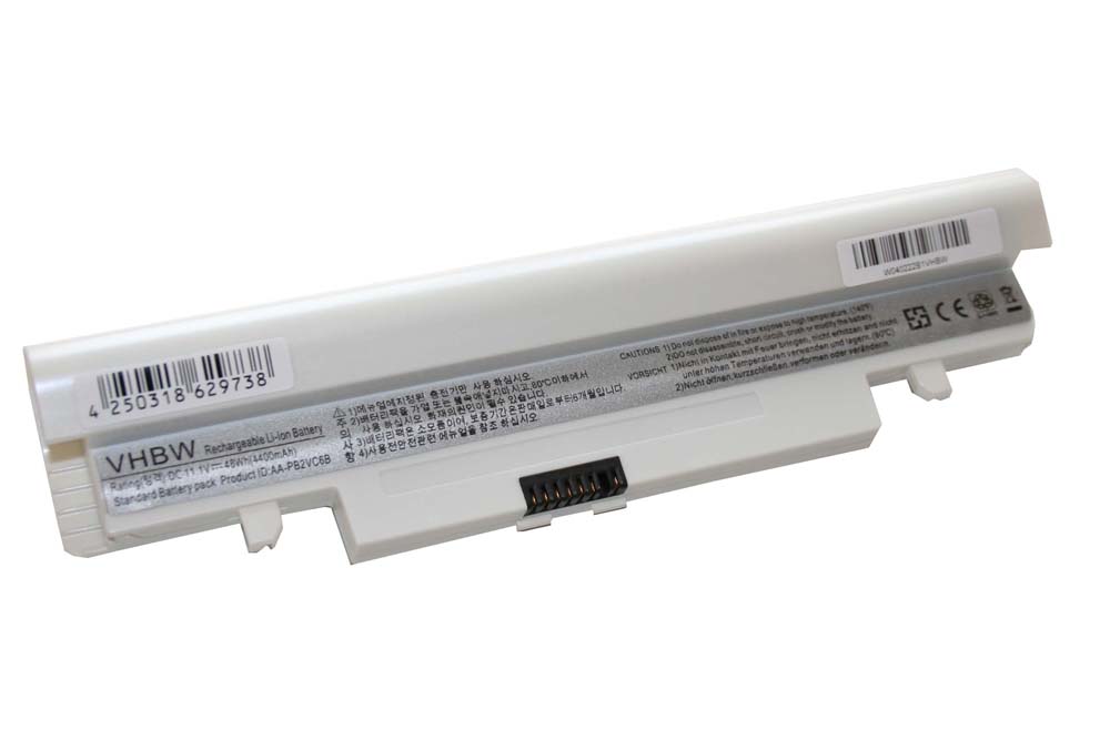 Notebook Battery Replacement for Samsung AA-PB2VC6B, AA-PL2VC6B, AA-PB2VC6W - 4400mAh 11.1V Li-Ion, white