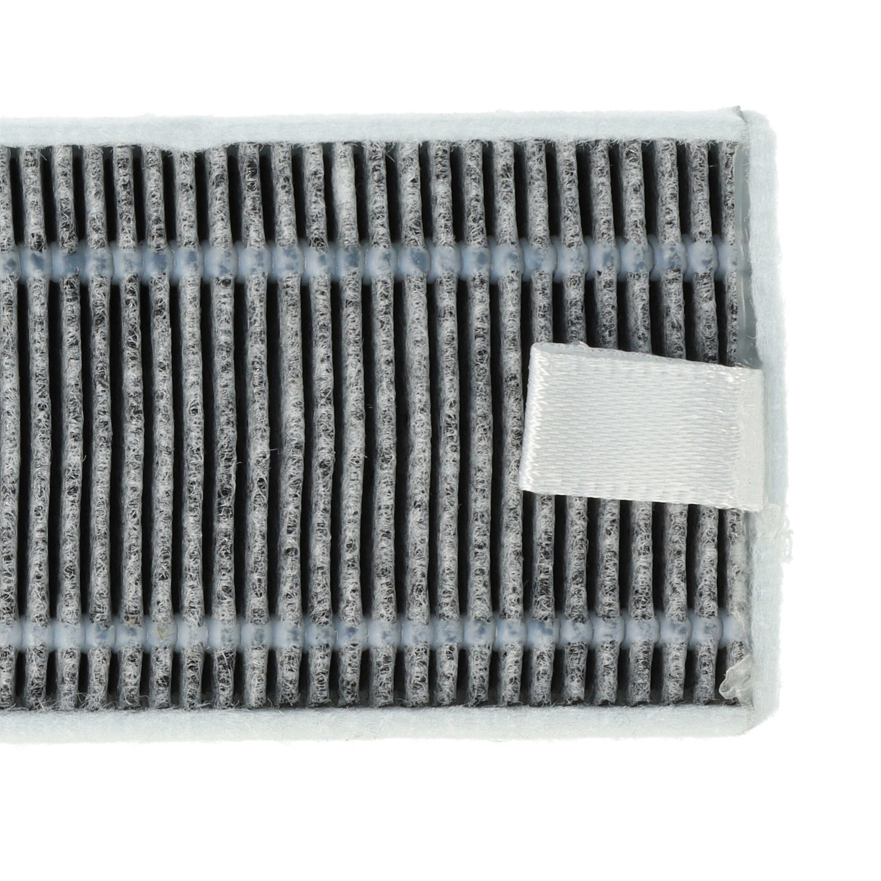 5x Filtro carboni attivi per aspirapolvere robot Proscenic, Cecotec, Xiaomi M7 - 13 x 4 x 1 cm